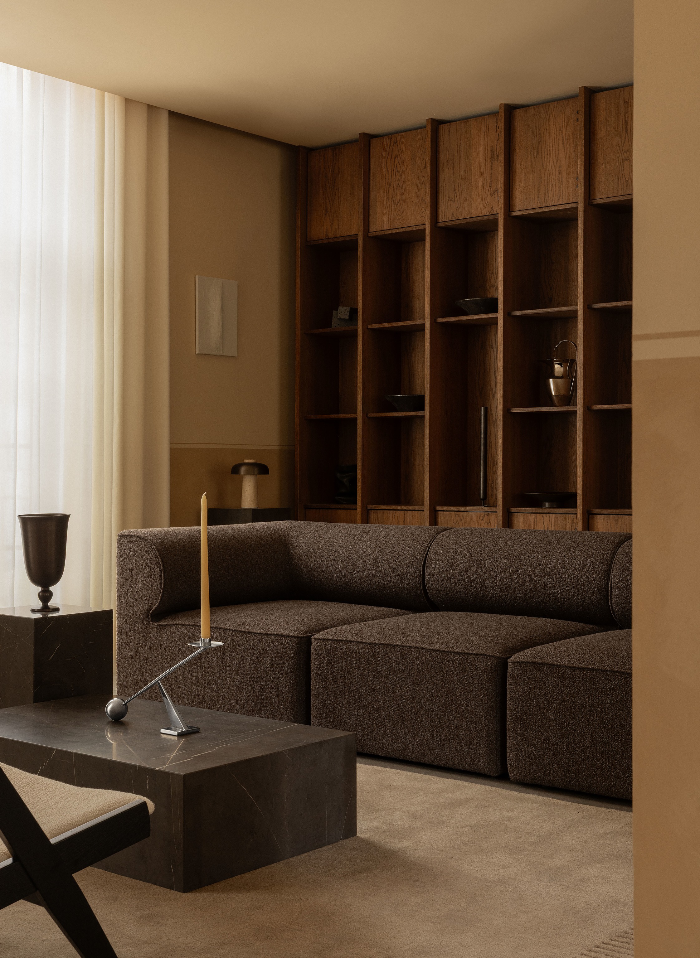 Thumbnail - Audo Copenhagen Kerzenhalter Interconnect silber