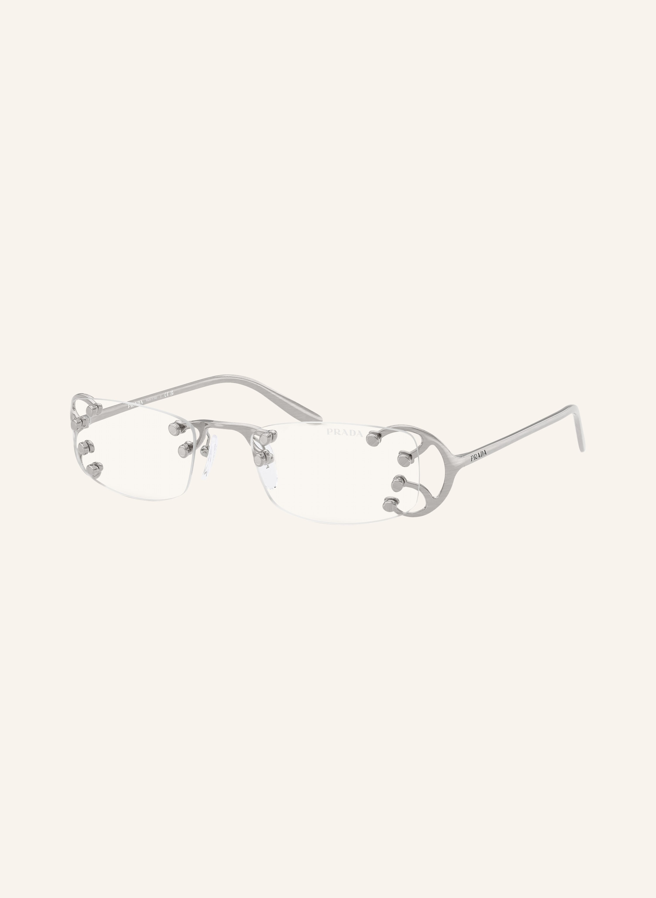Prada Prada Sonnenbrille Pr c57s grau in SILBER/ TRANSPARENT