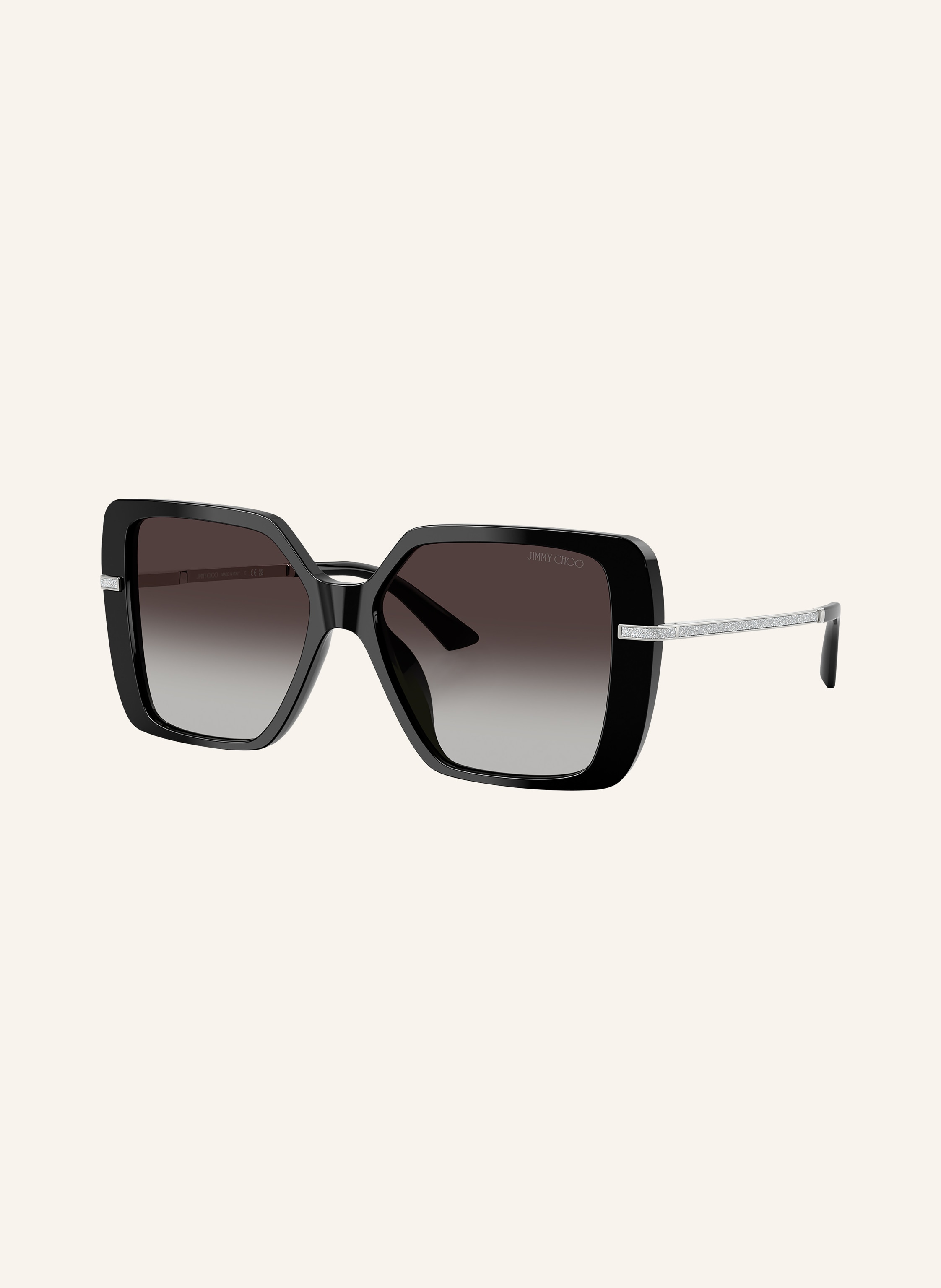 Jimmy Choo Jimmy Choo Sonnenbrille jc5048ju schwarz in SCHWARZ/ GRAU