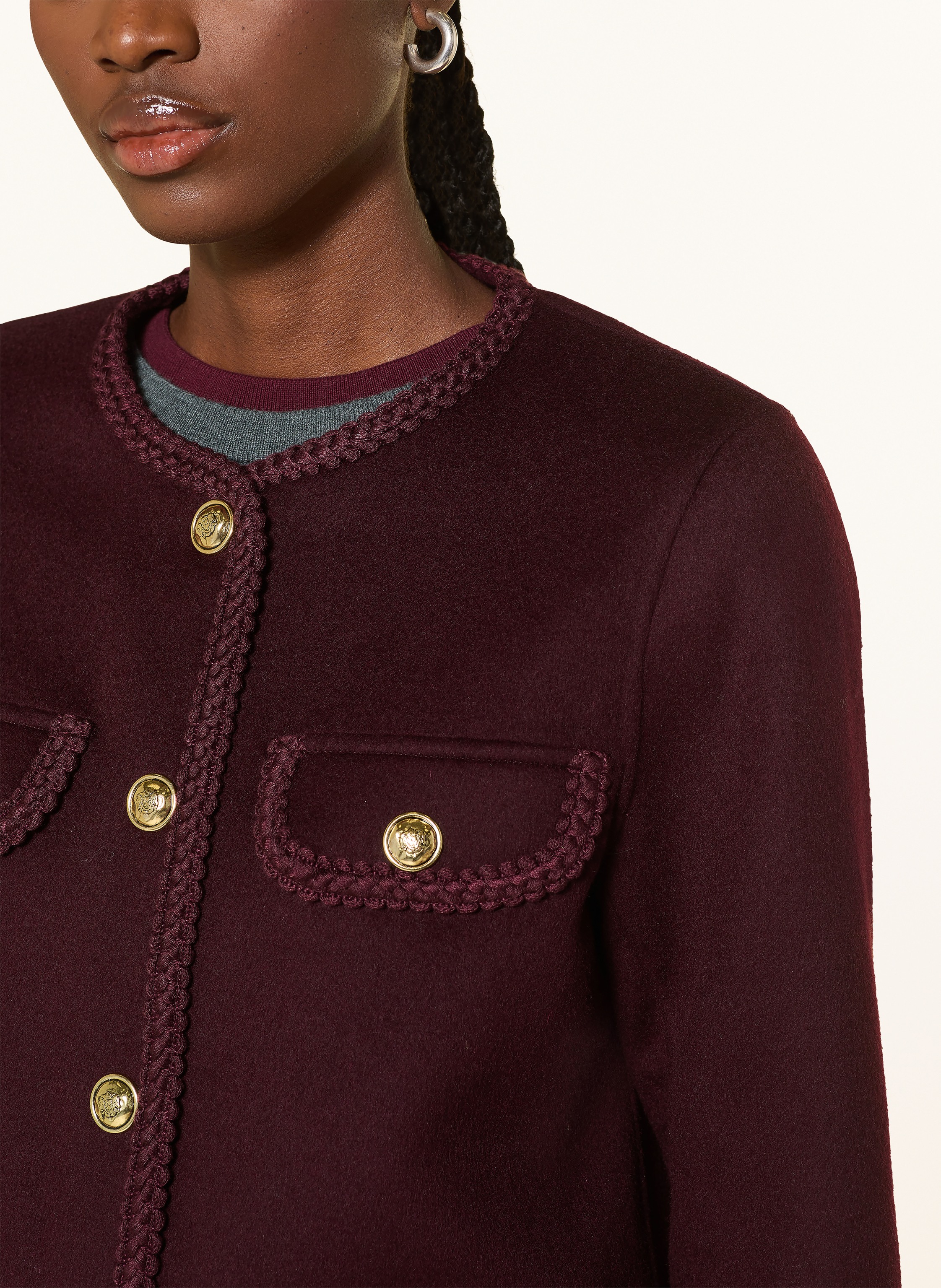 Thumbnail - Sandro Kastenjacke rot