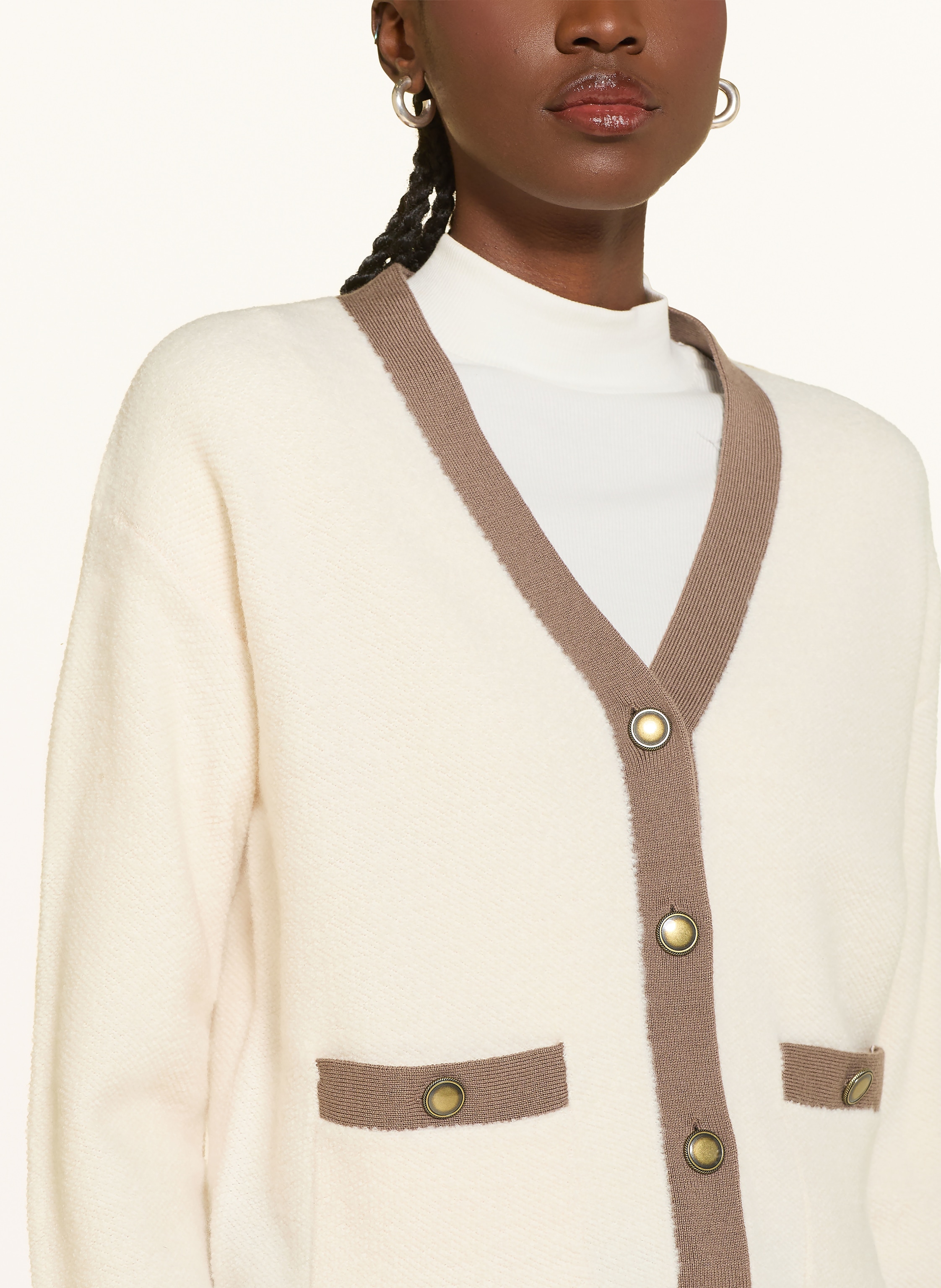 Thumbnail - Reiss Strickjacke Olli beige