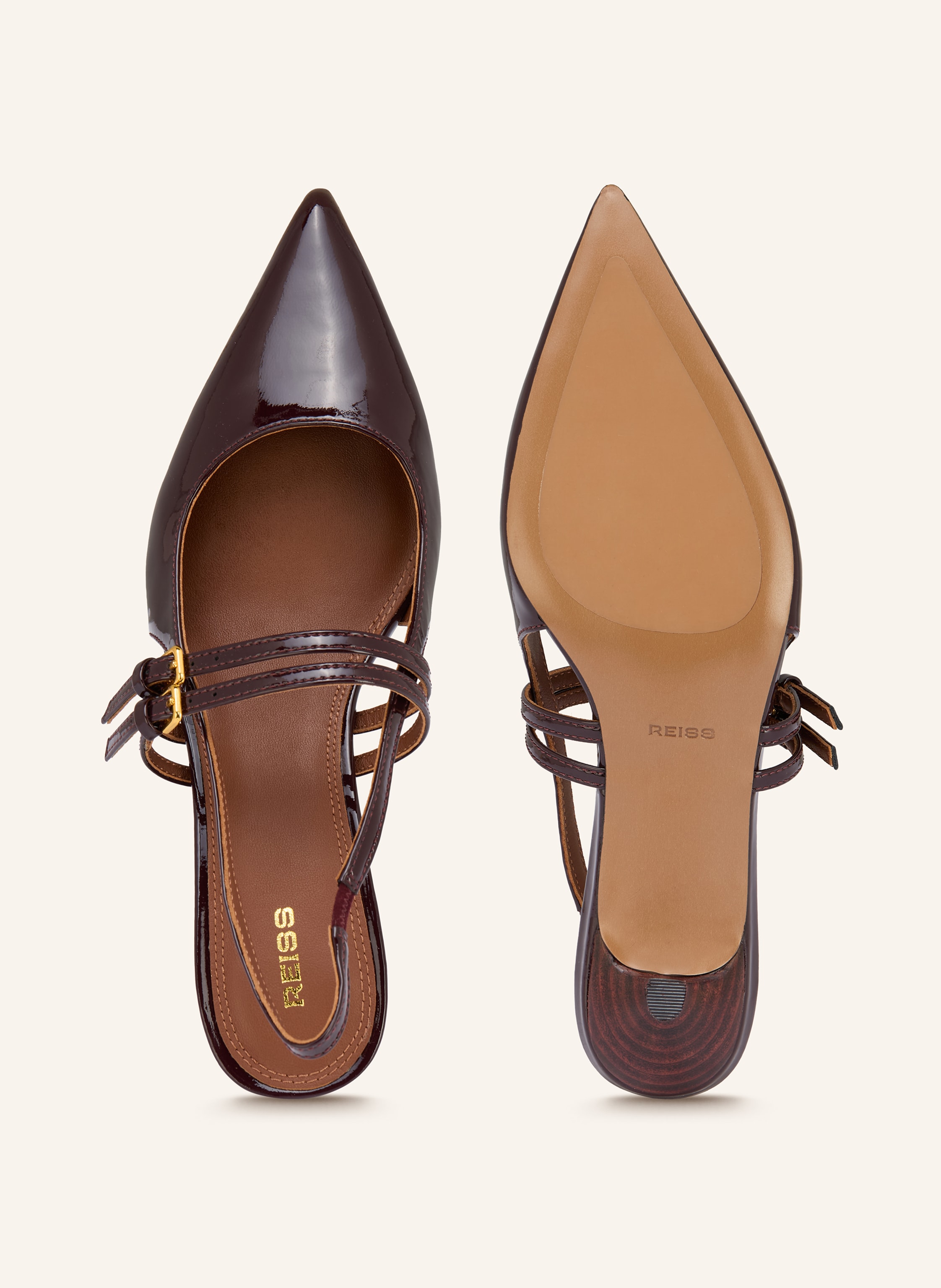Thumbnail - Reiss Slingpumps Isla rot