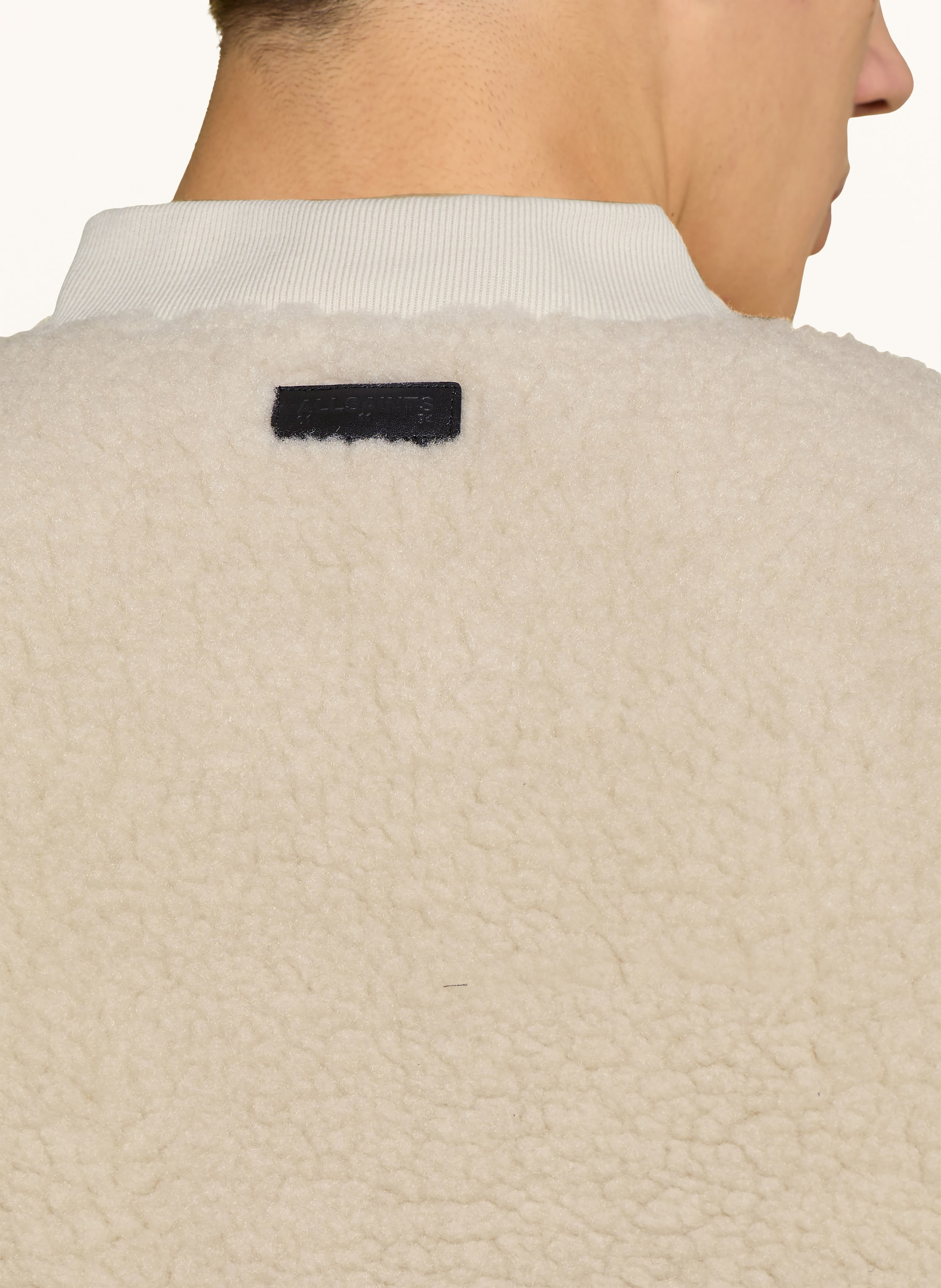 Thumbnail - Allsaints Teddyfell-Weste Otis weiss