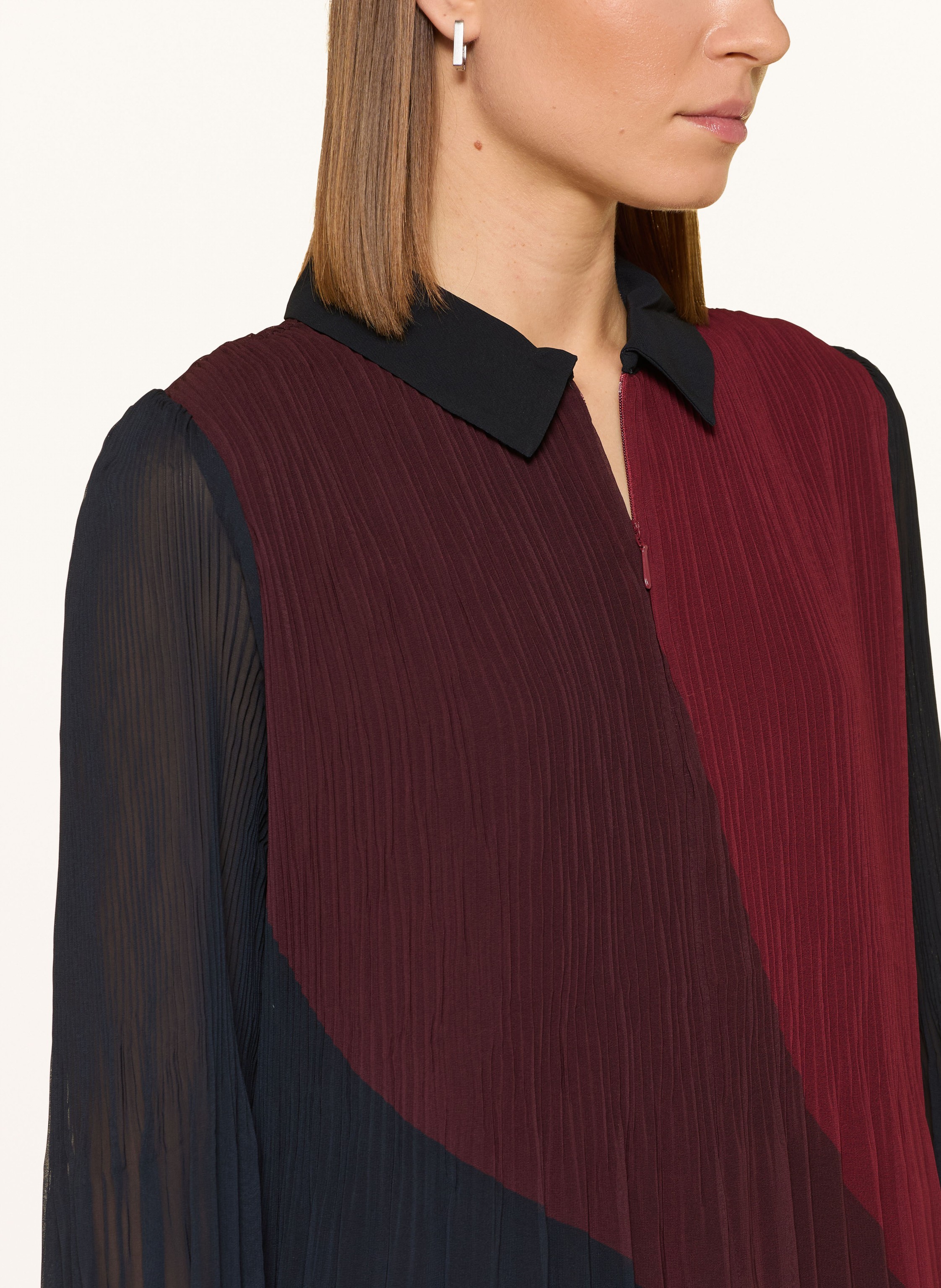 Thumbnail - Phase Eight Plisseekleid Ella rot