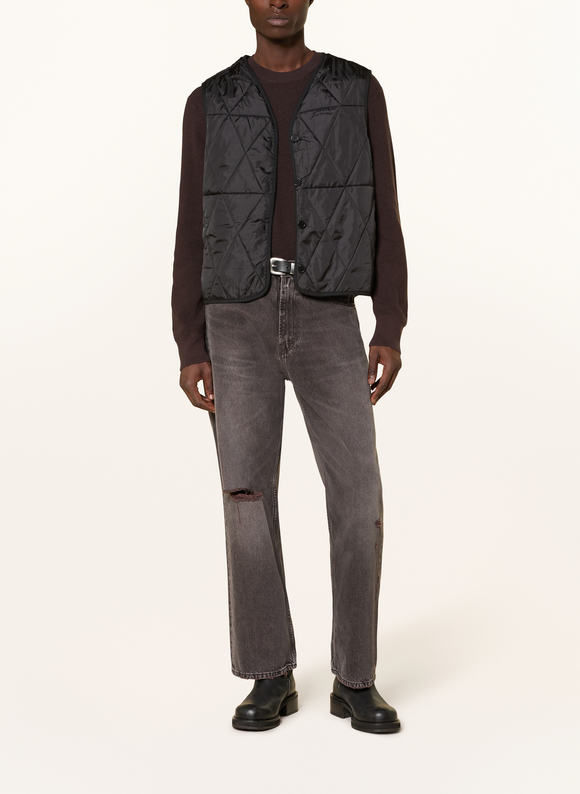 Thumbnail - Allsaints Lederjacke Bolton schwarz