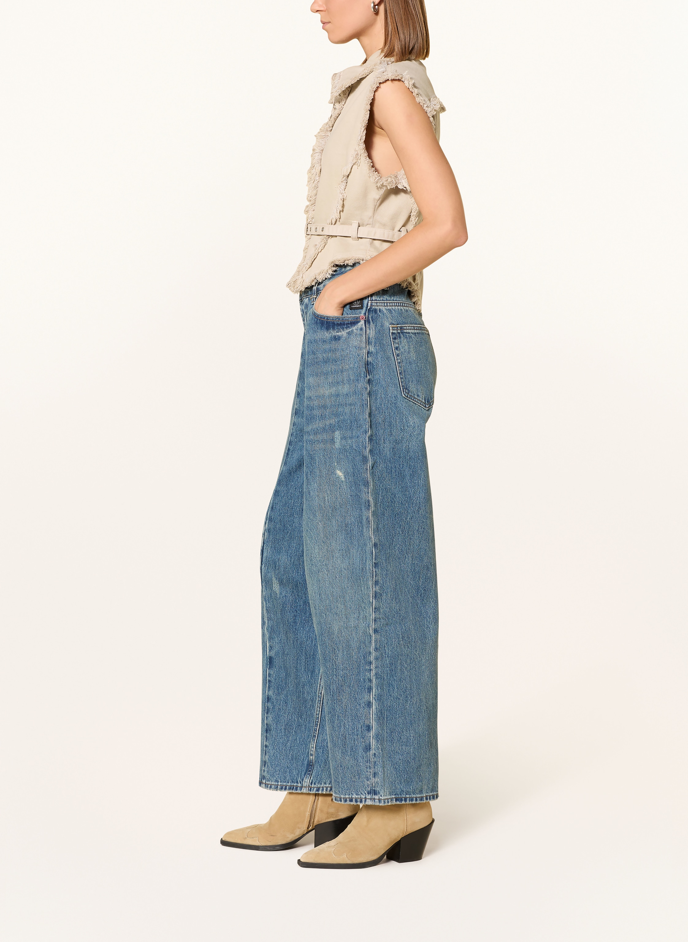 Thumbnail - Elias Rumelis Wide Leg Jeans Pia blau