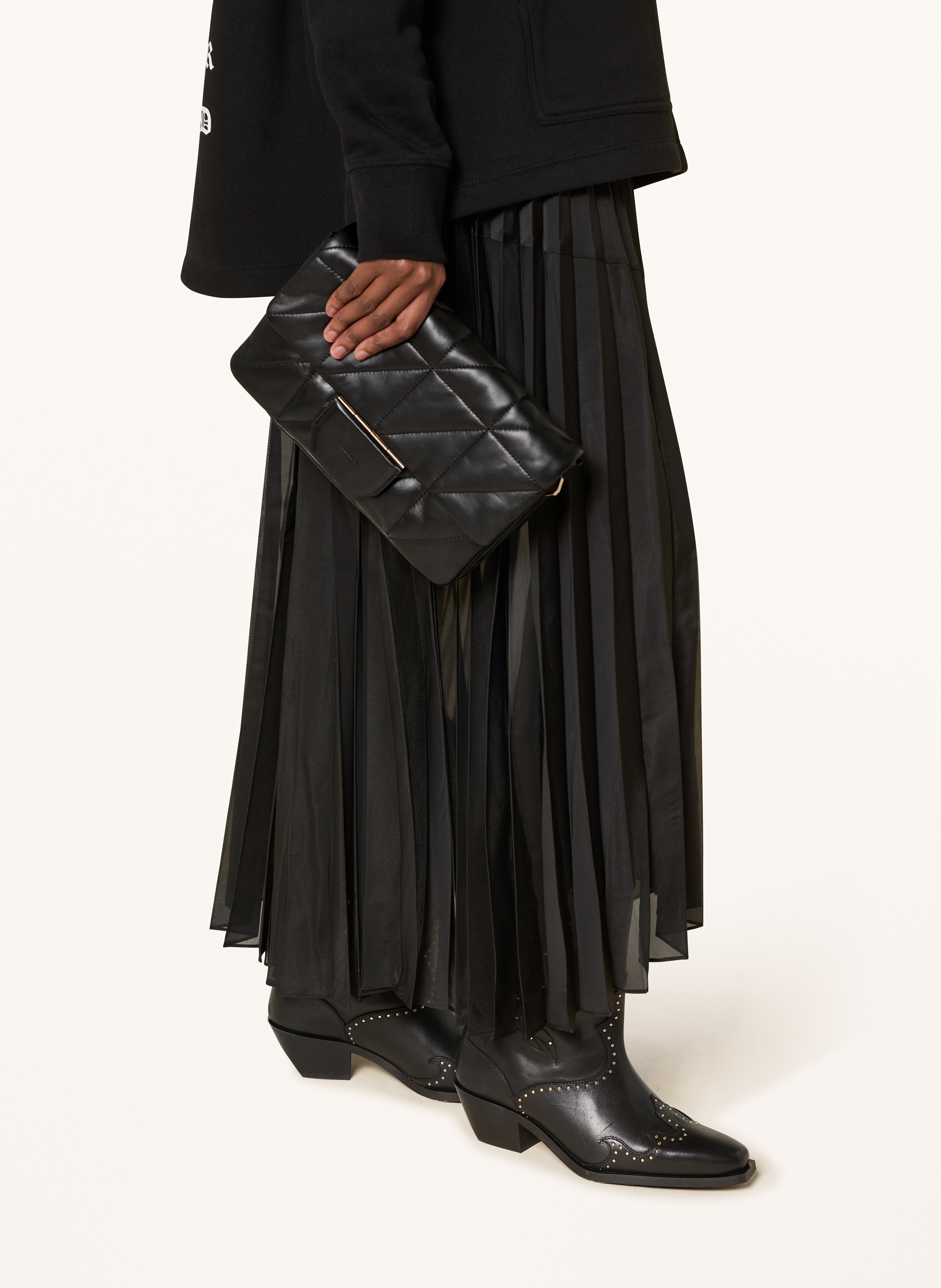 Thumbnail - Allsaints Schultertasche Ondine schwarz