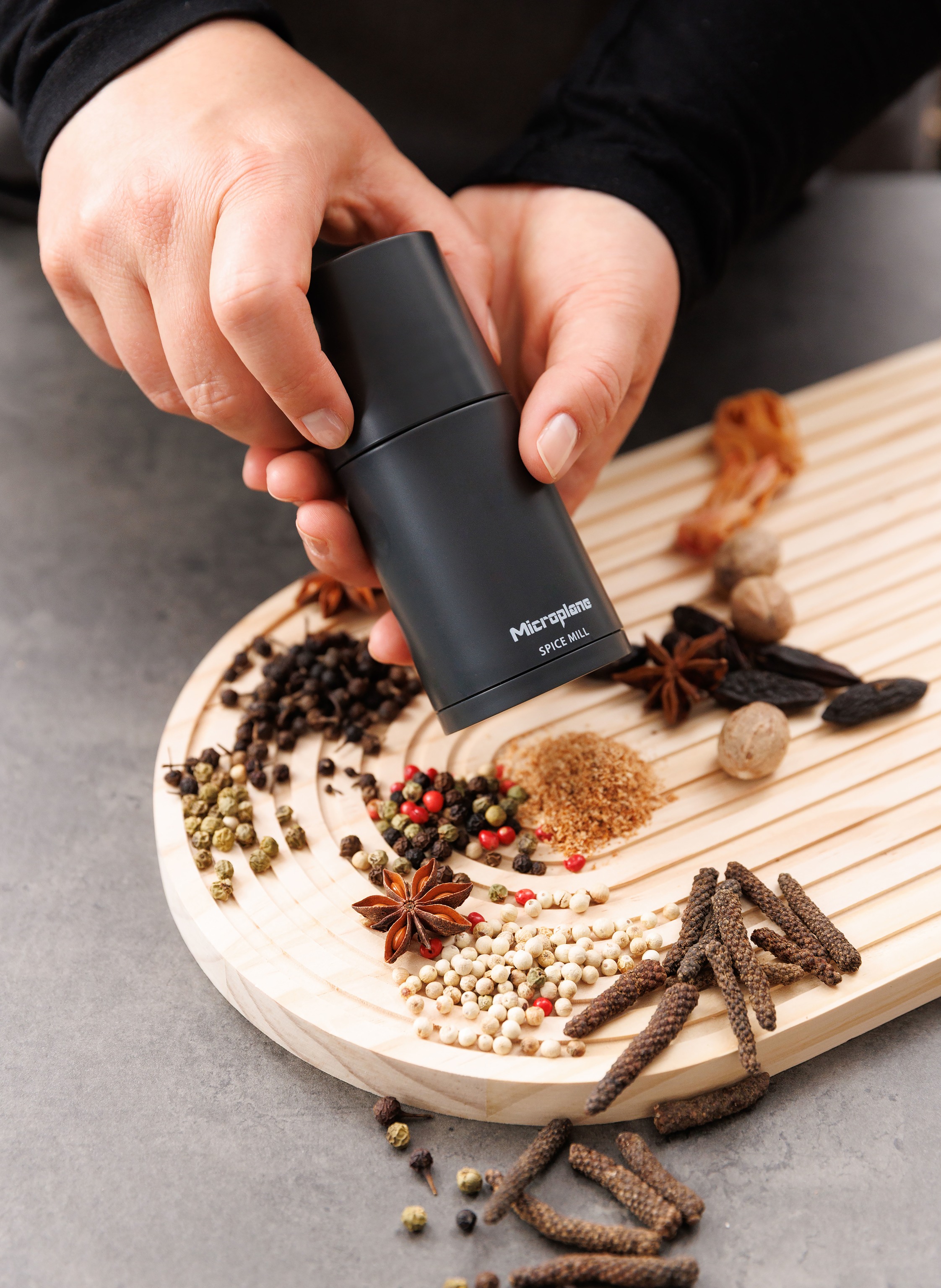 Thumbnail - Microplane Gewürzmühle grau