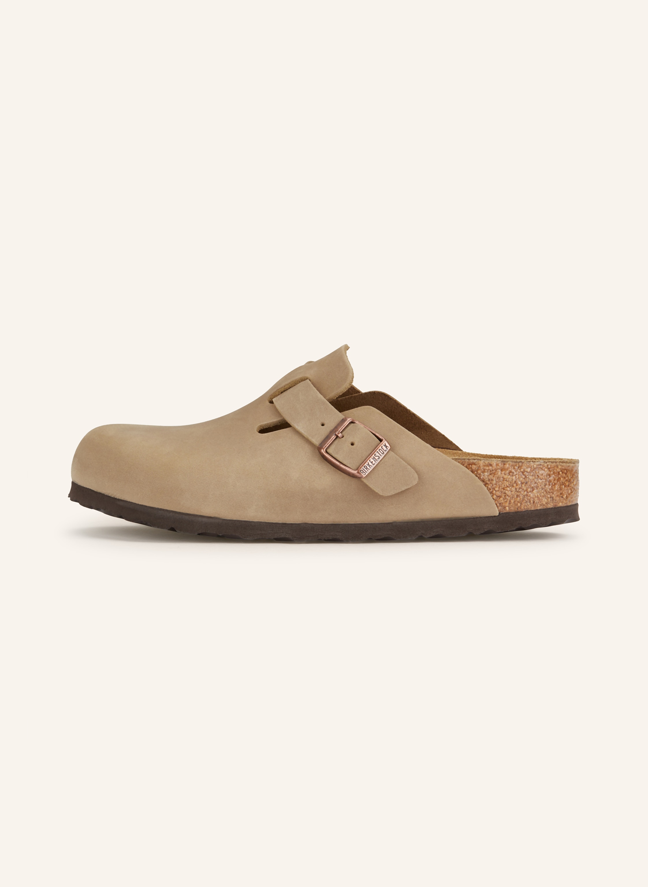 Thumbnail - Birkenstock Pantoletten Boston beige