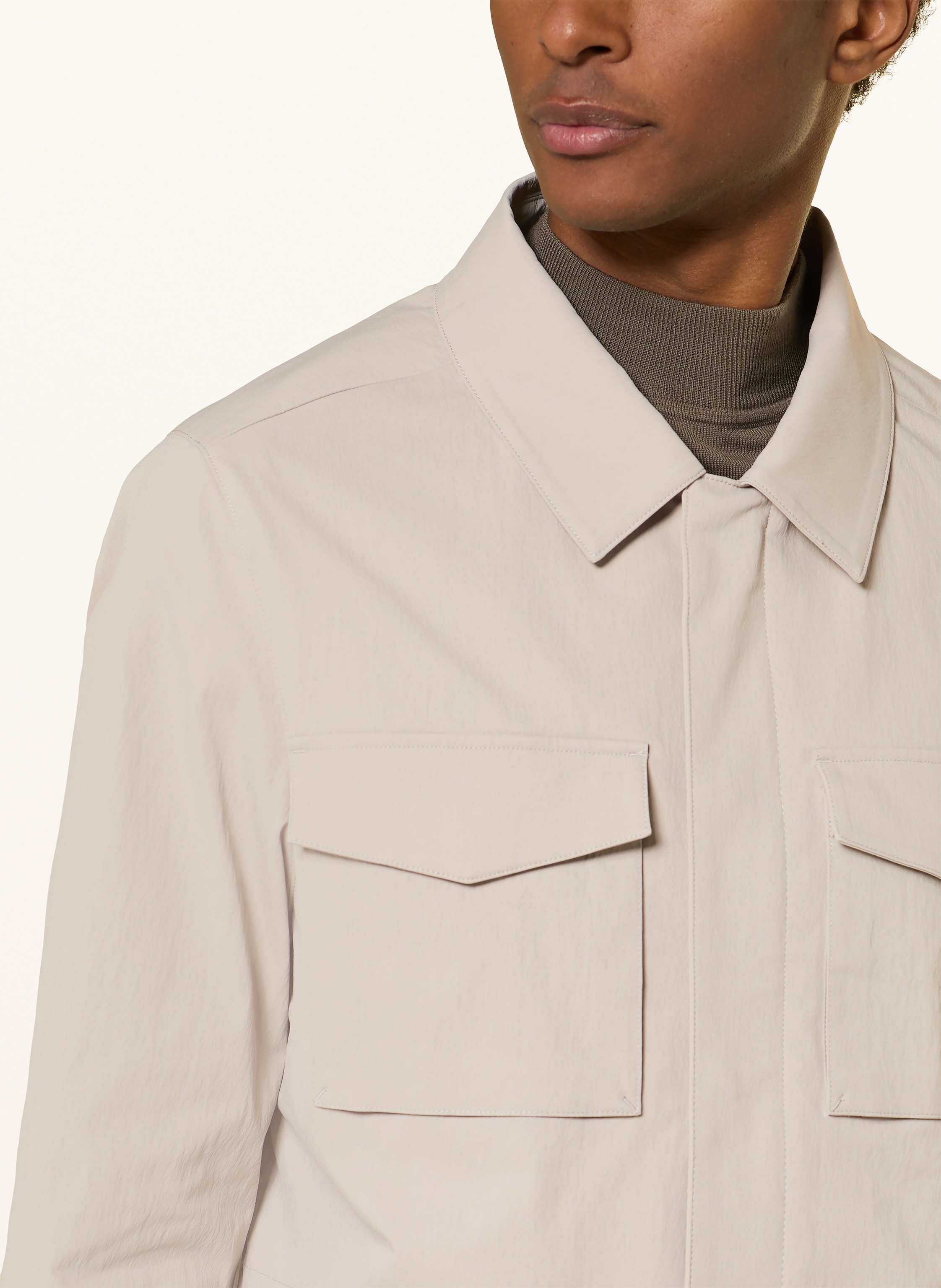 Thumbnail - Reiss Fieldjacket Bryson Mit Herausnehmbarer Blende beige