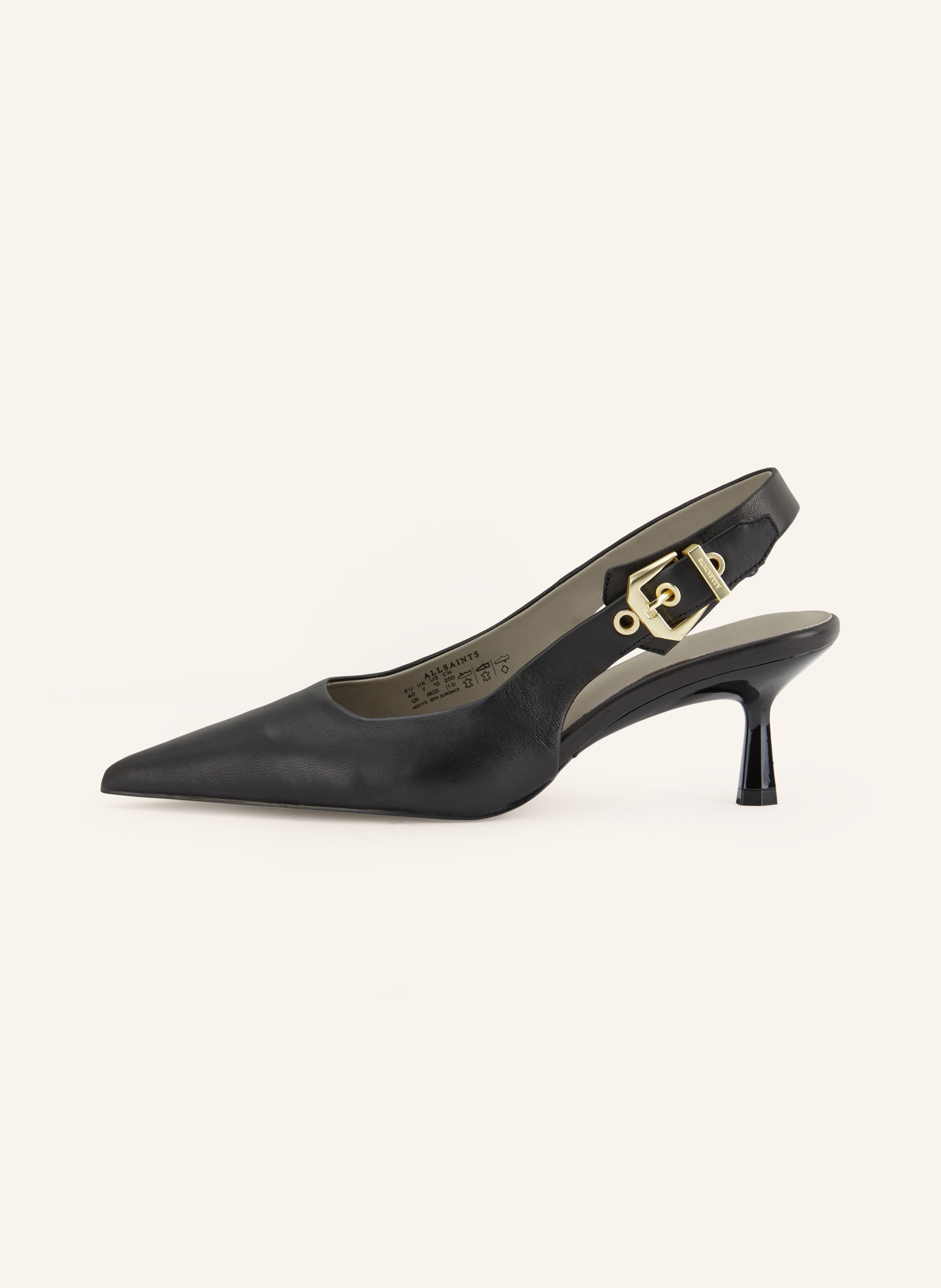 Thumbnail - Allsaints Slingpumps Idiya schwarz