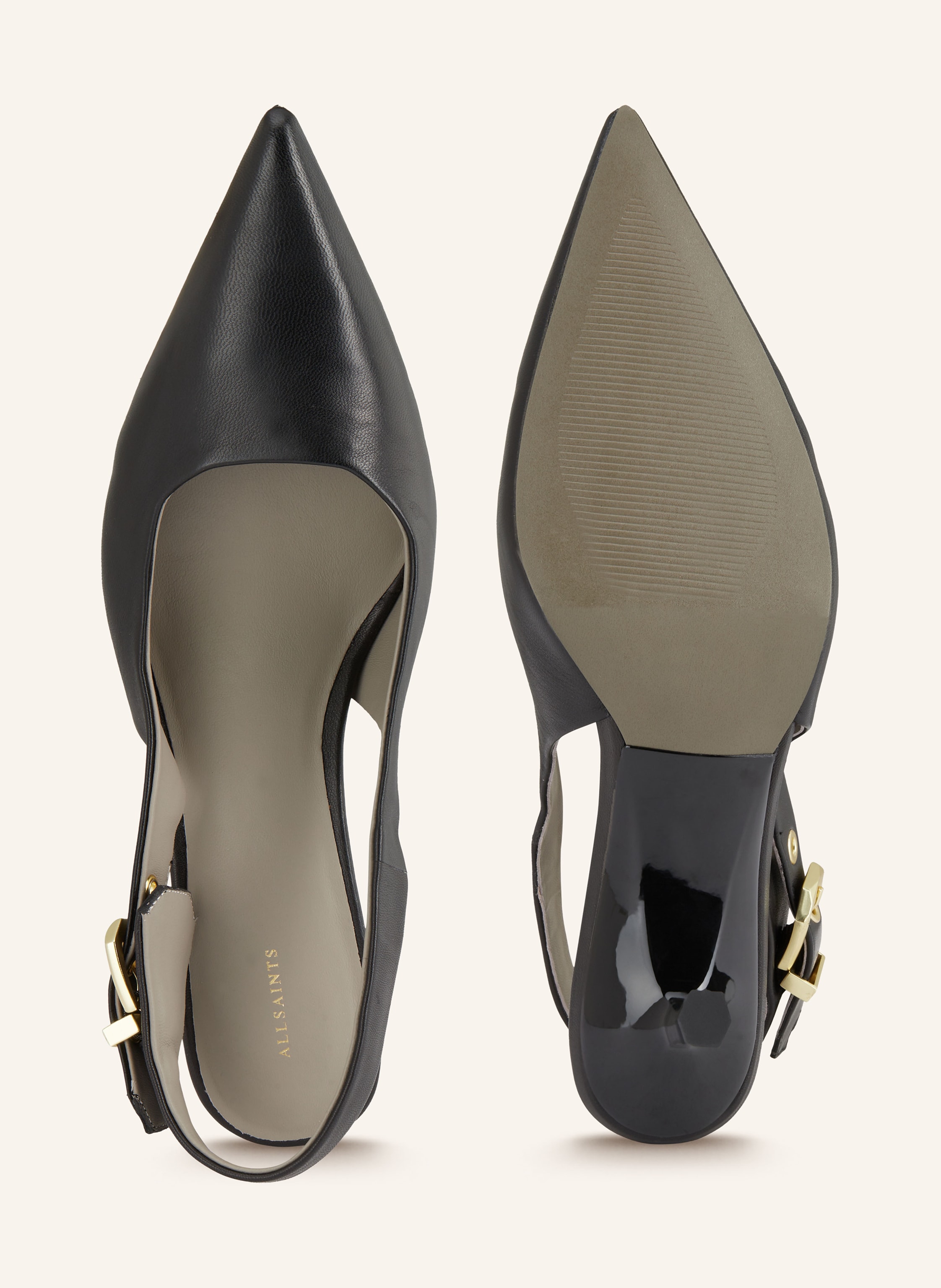 Thumbnail - Allsaints Slingpumps Idiya schwarz