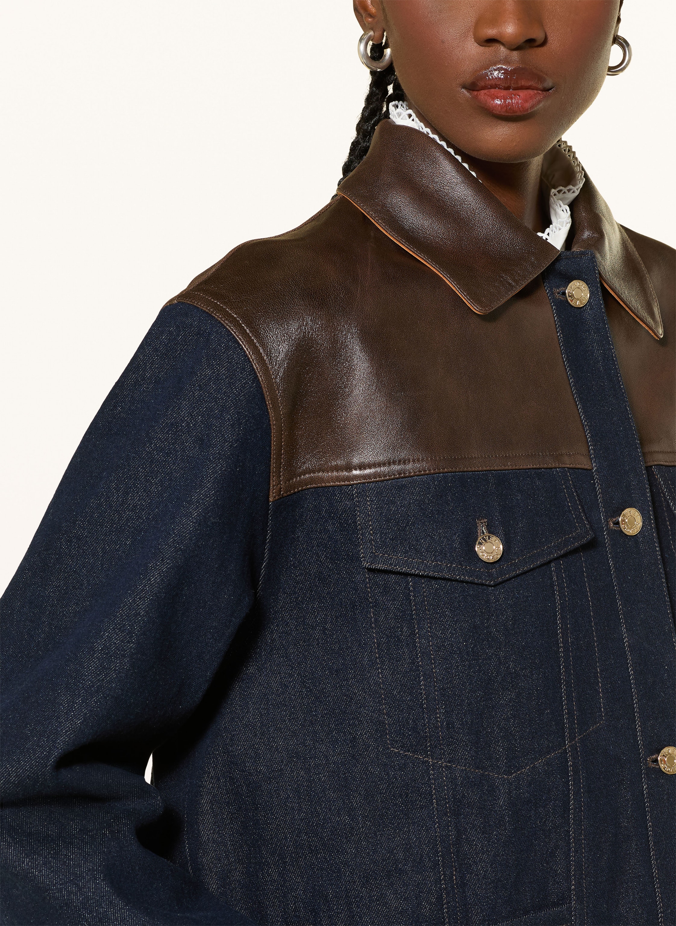 Thumbnail - Sandro Jeansjacke blau