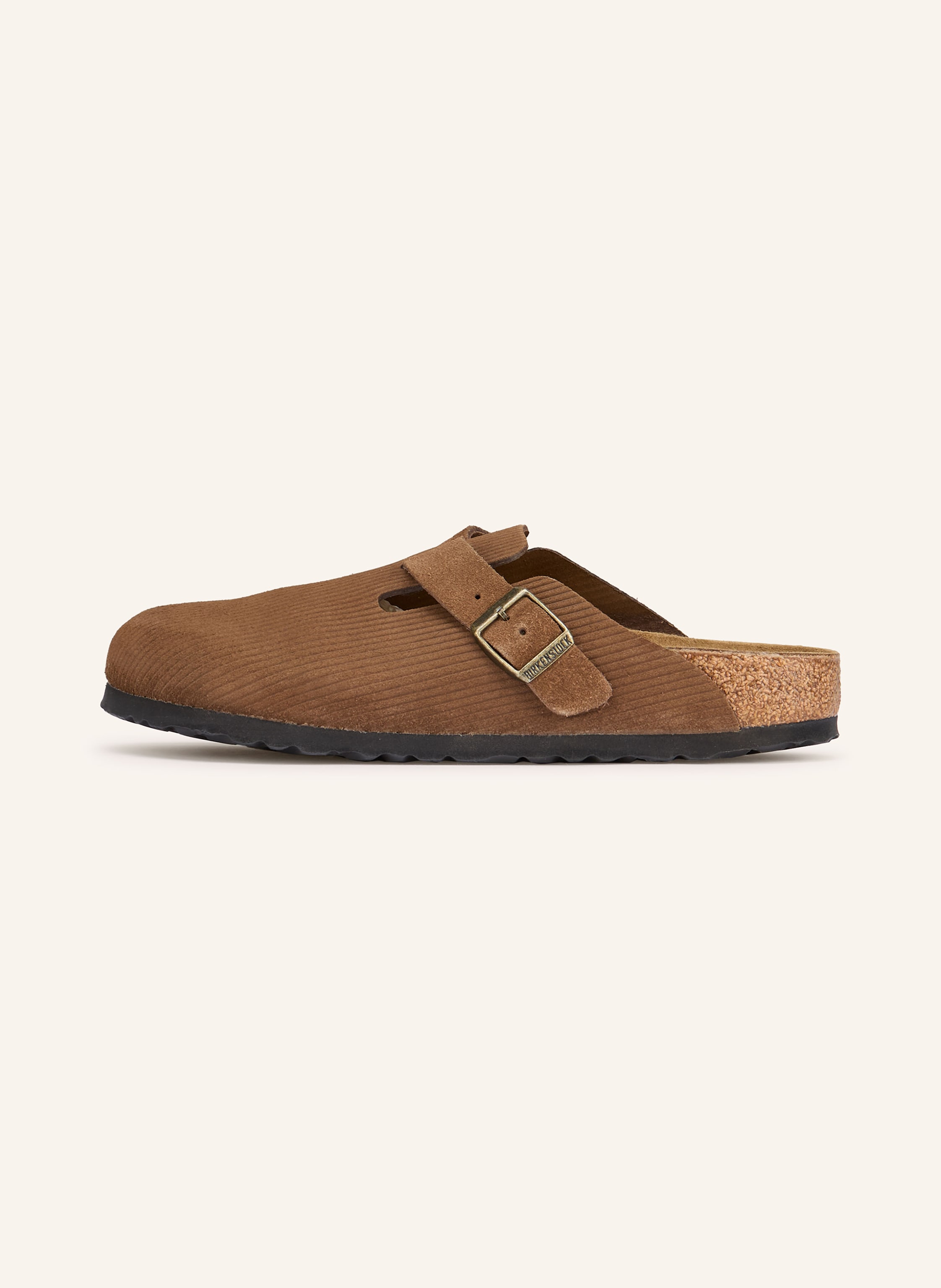 Thumbnail - Birkenstock Pantoletten Boston Leve braun