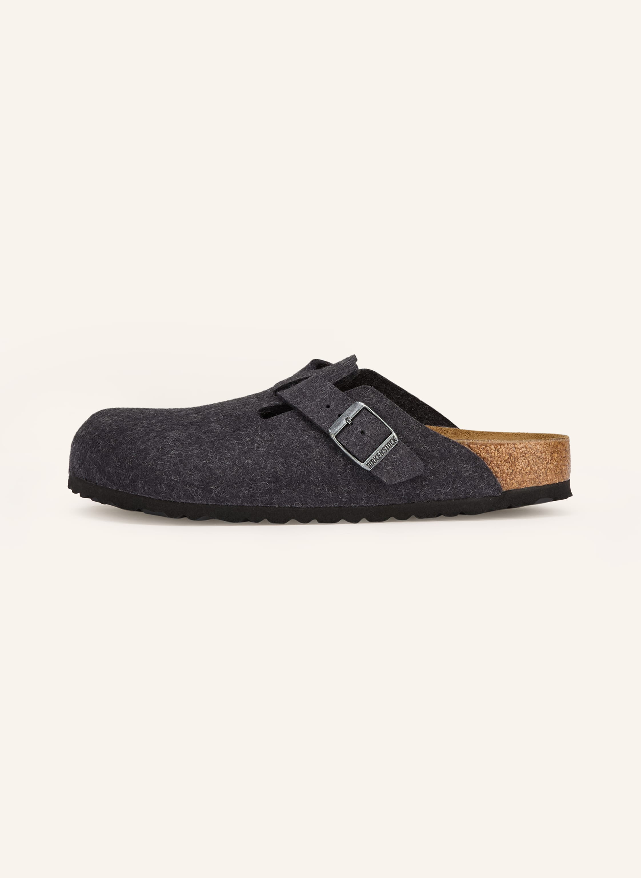 Thumbnail - Birkenstock Pantoletten Boston grau