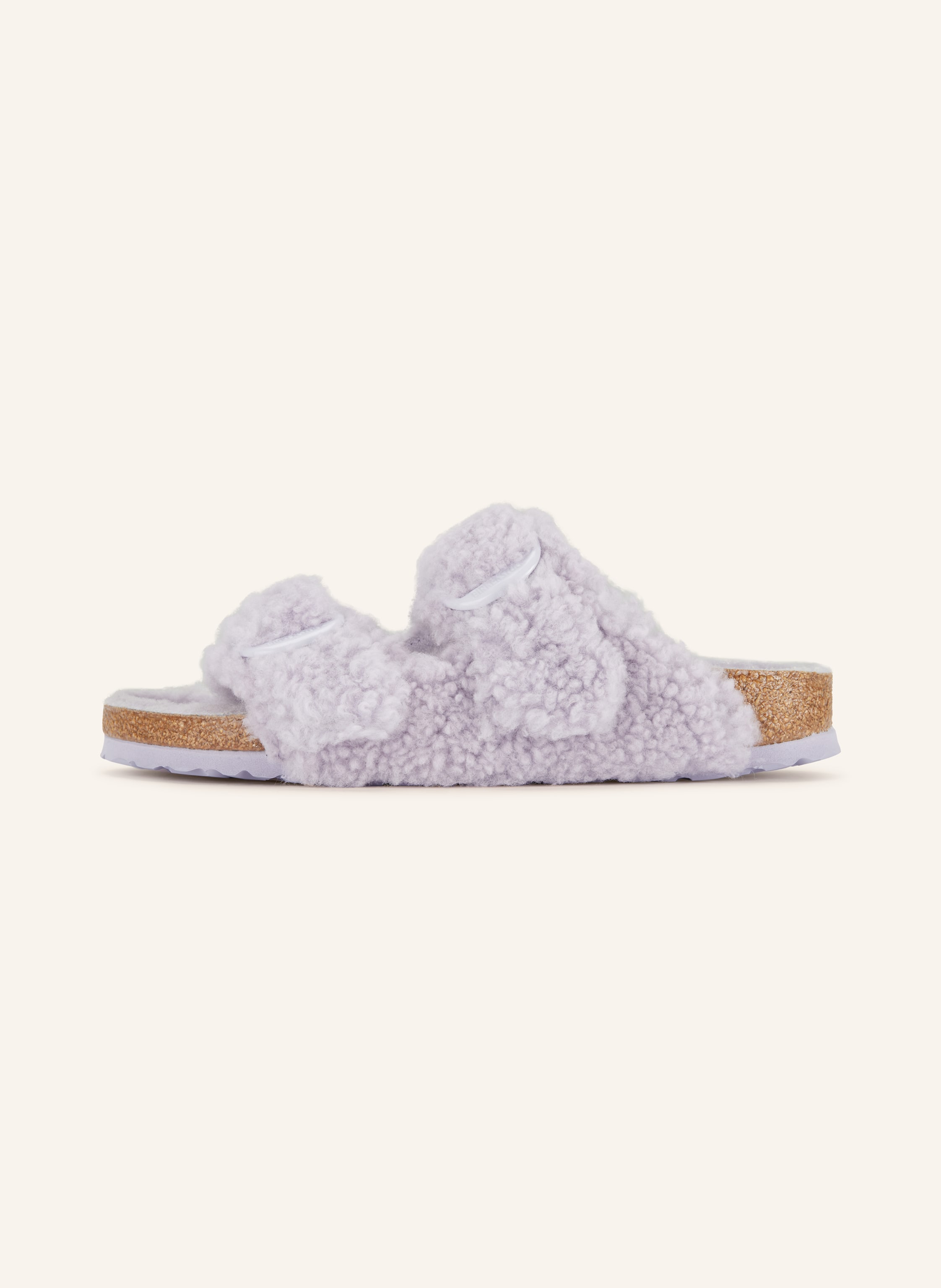 Thumbnail - Birkenstock Pantoletten Arizona Big Buckle Shearling lila