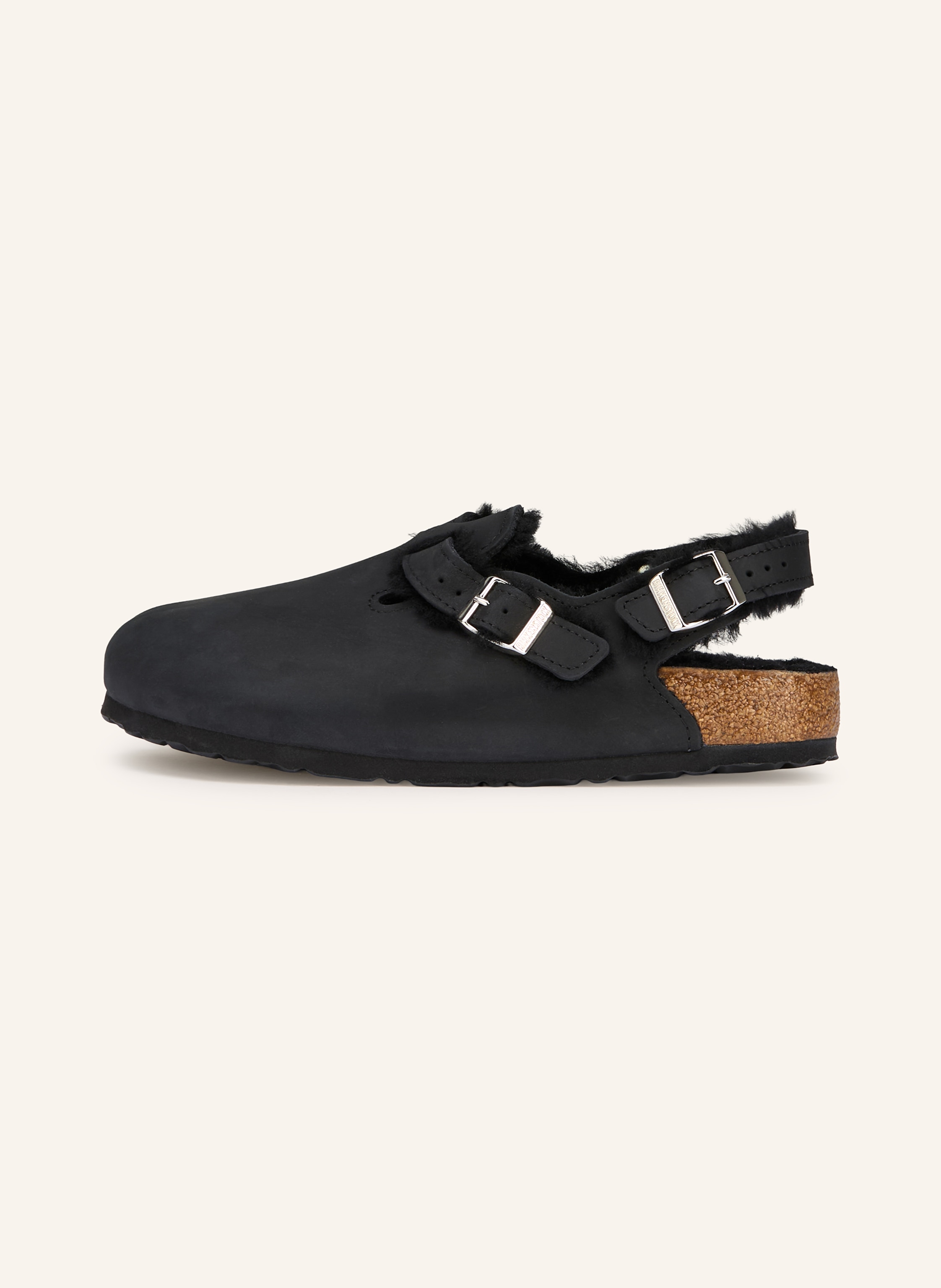 Thumbnail - Birkenstock Pantoletten Tokio Shearling schwarz