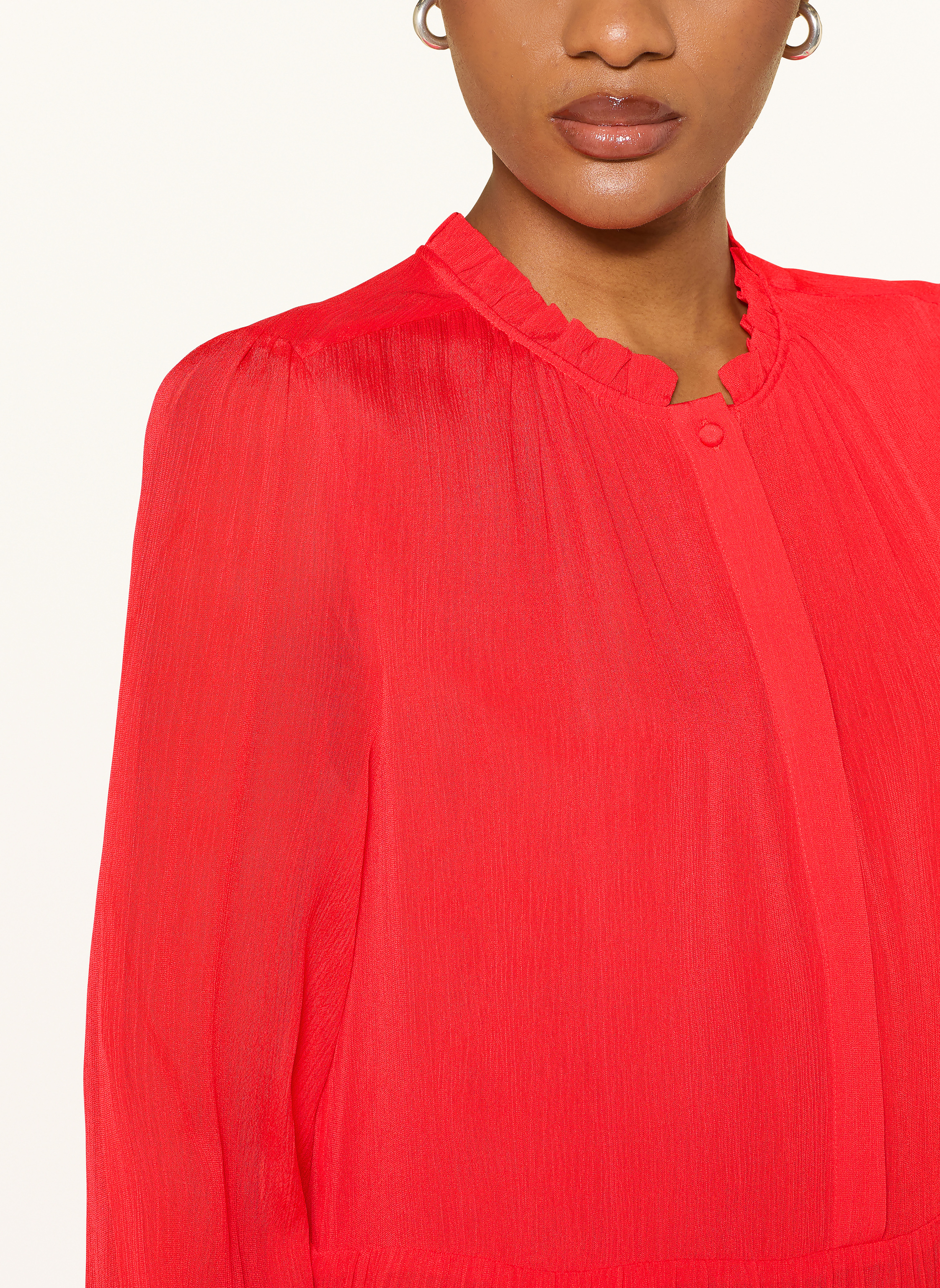 Thumbnail - Lilienfels Kleid Mit Rüschen rot