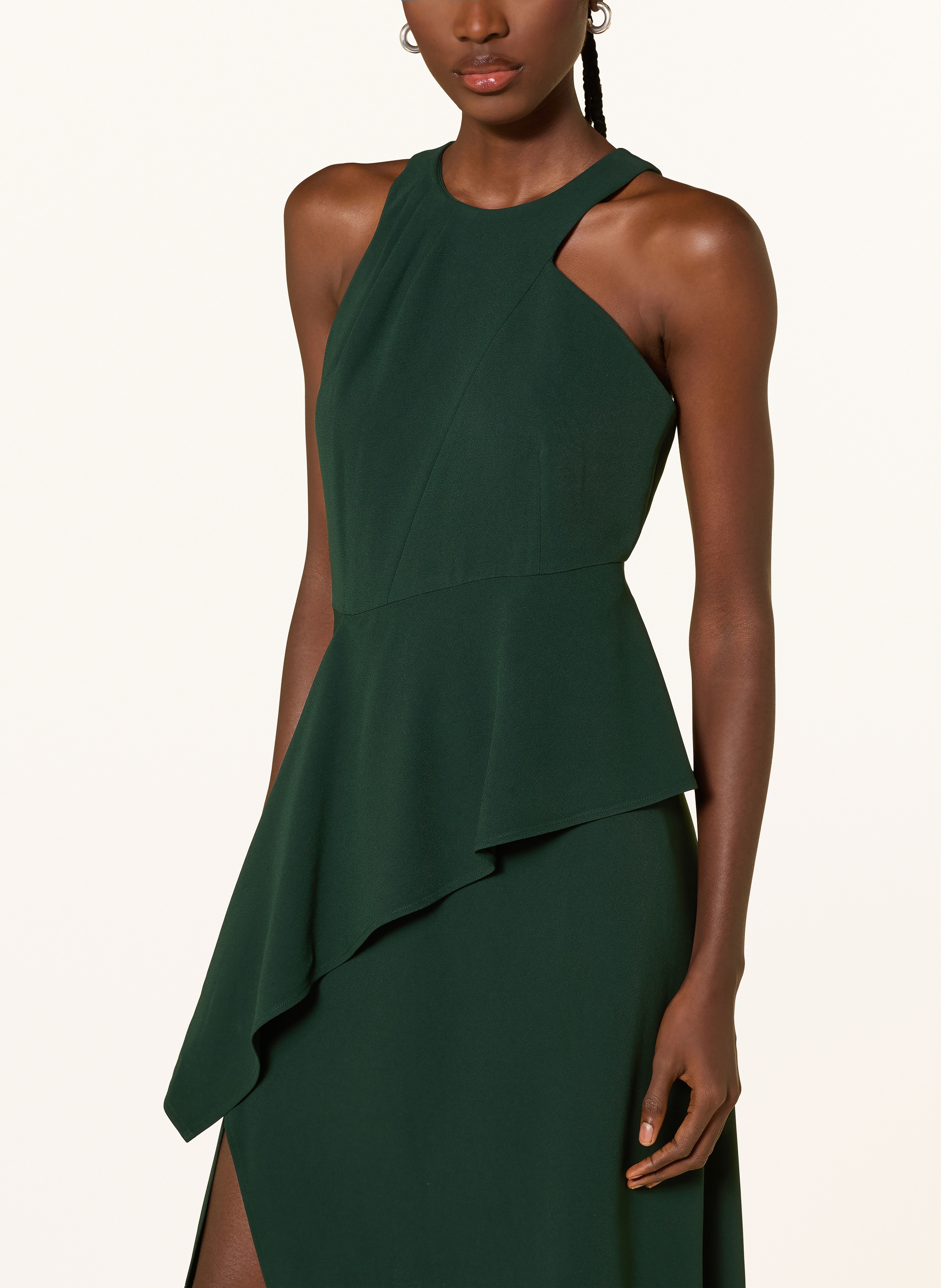 Thumbnail - Reiss Kleid Gabriella Mit Volants gruen