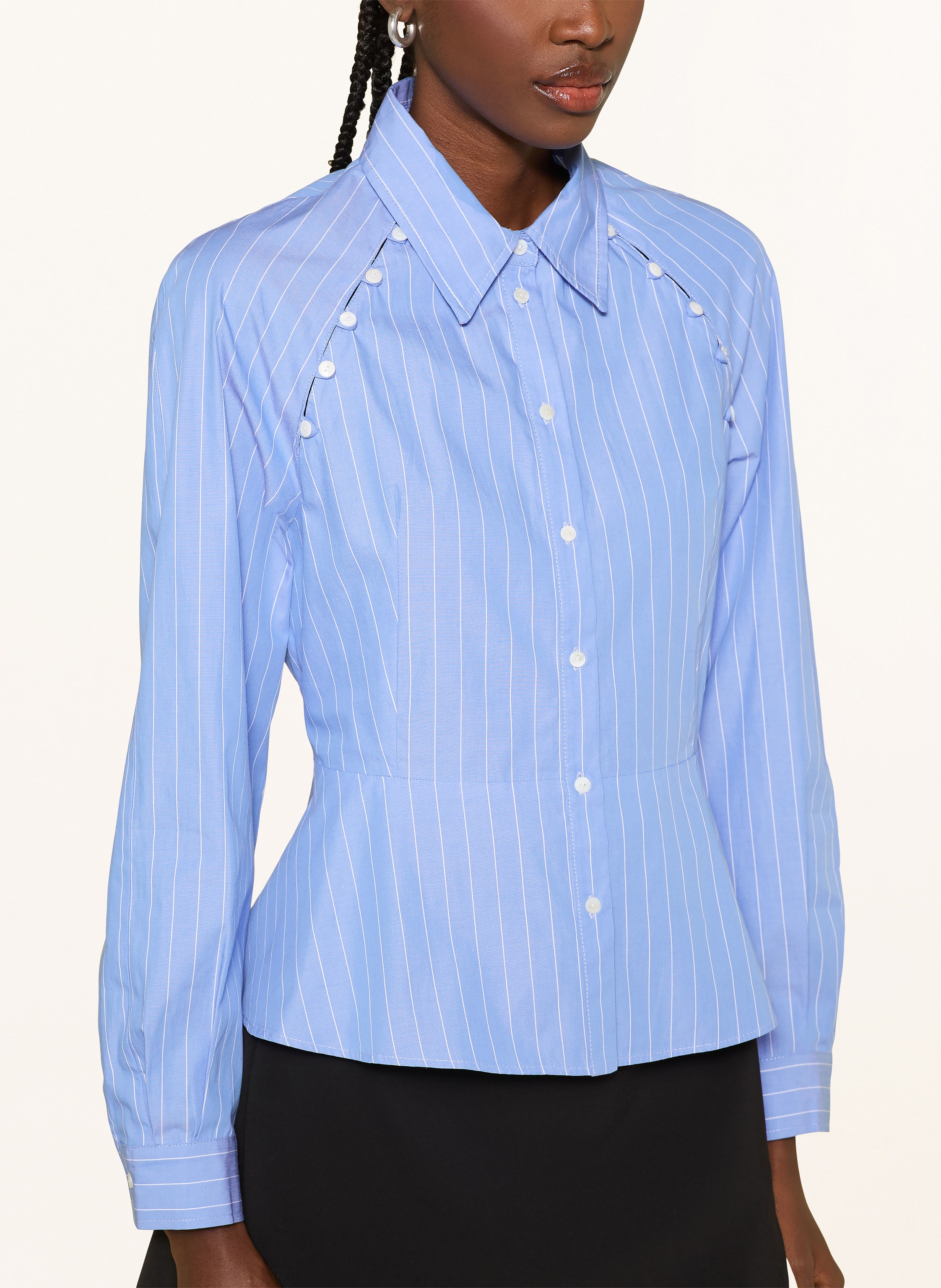 Thumbnail - Claudie Pierlot Hemdbluse blau