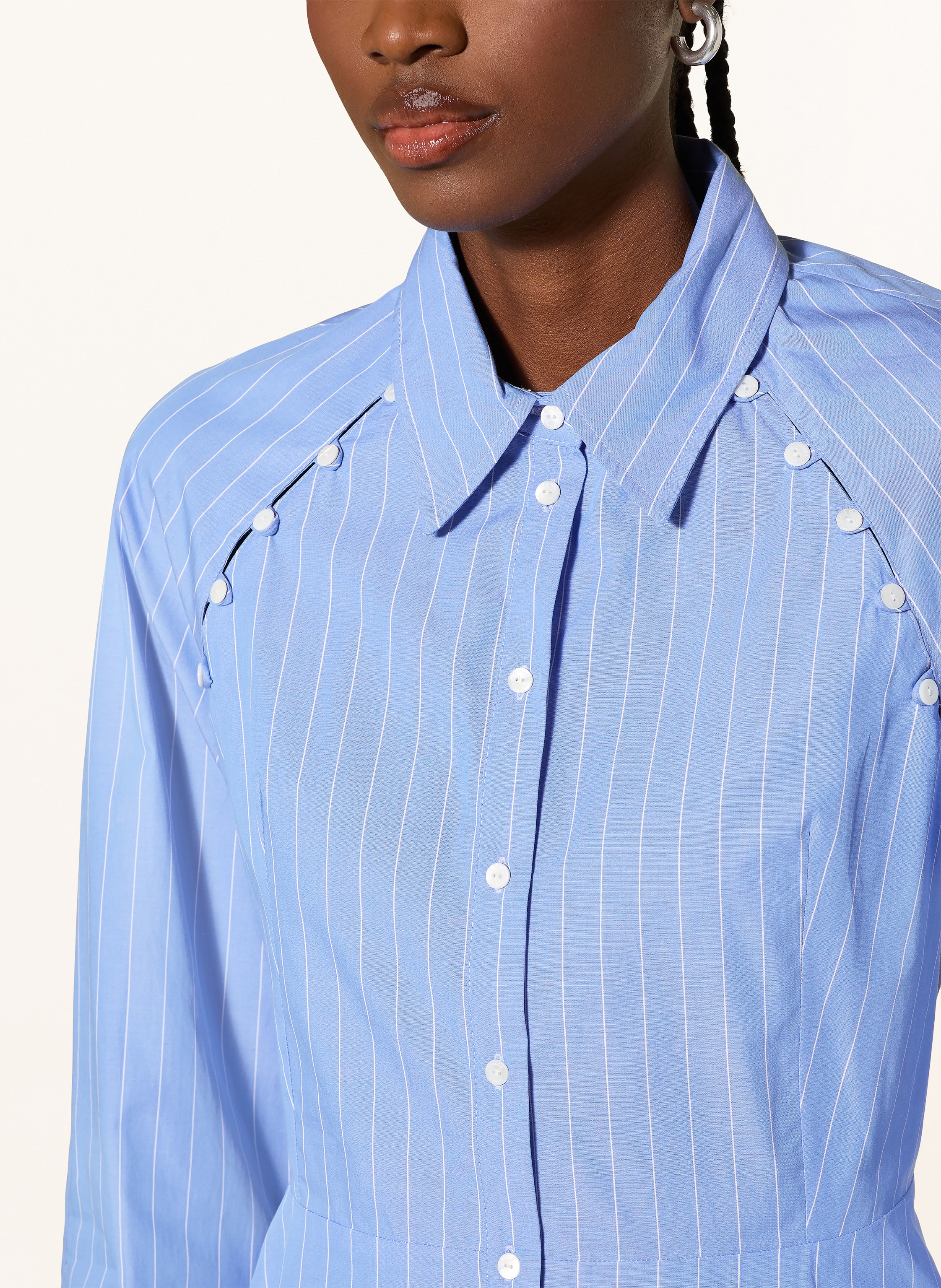 Thumbnail - Claudie Pierlot Hemdbluse blau