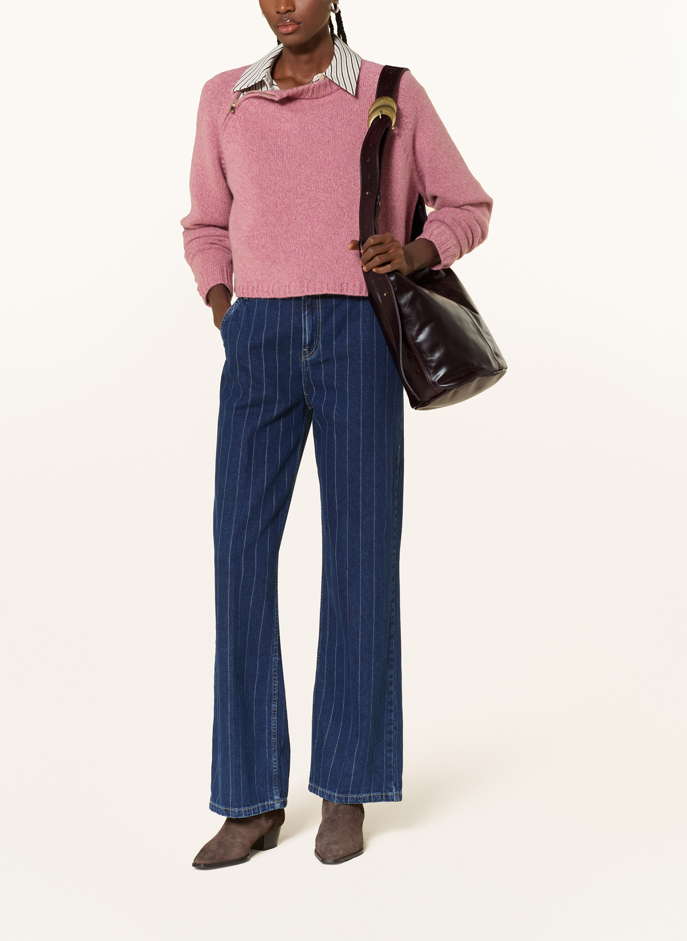 Thumbnail - Ba&Sh Handtasche Youyou Large braun