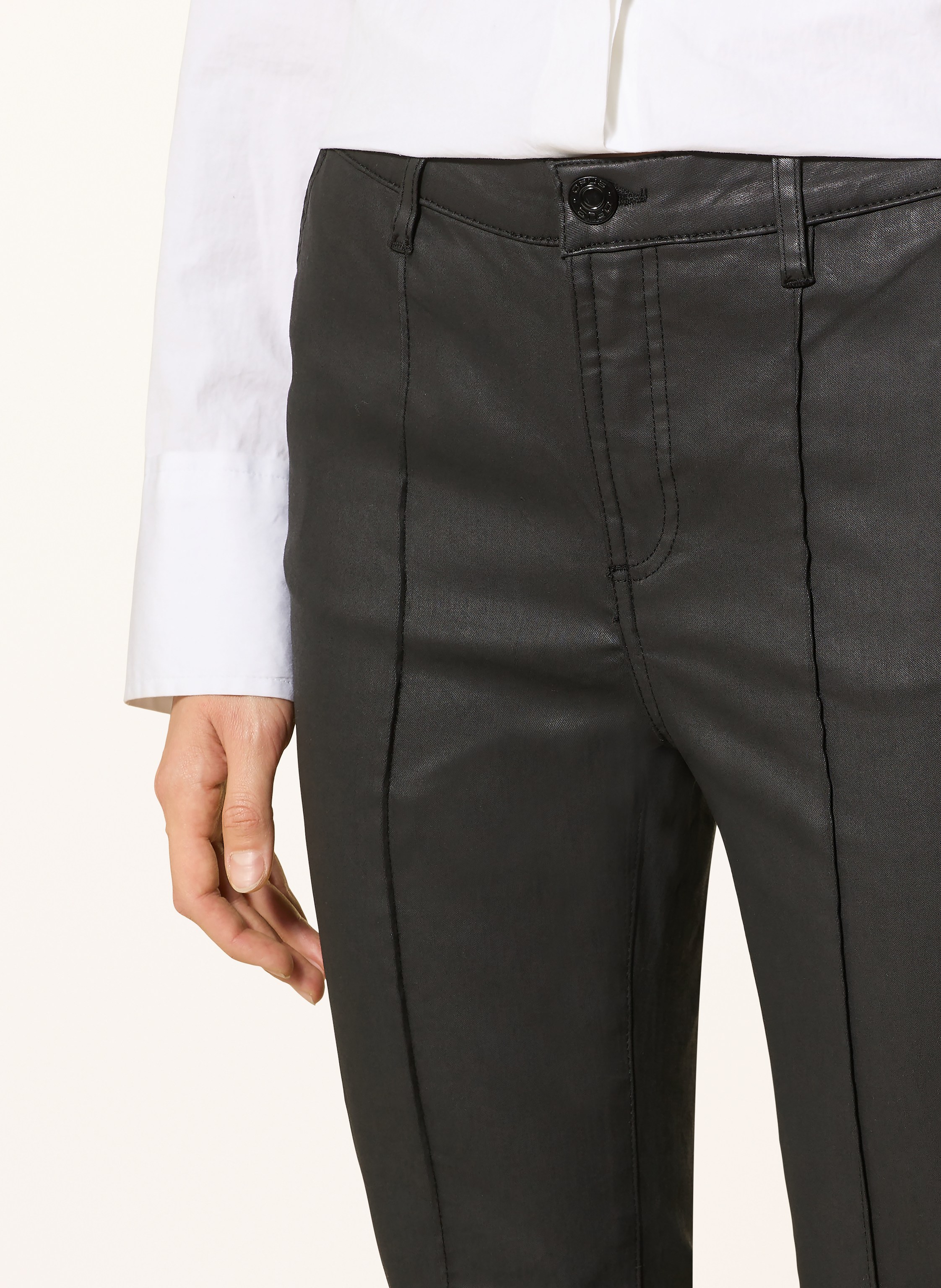 Thumbnail - Opus Bootcut-Hose Ebbi schwarz