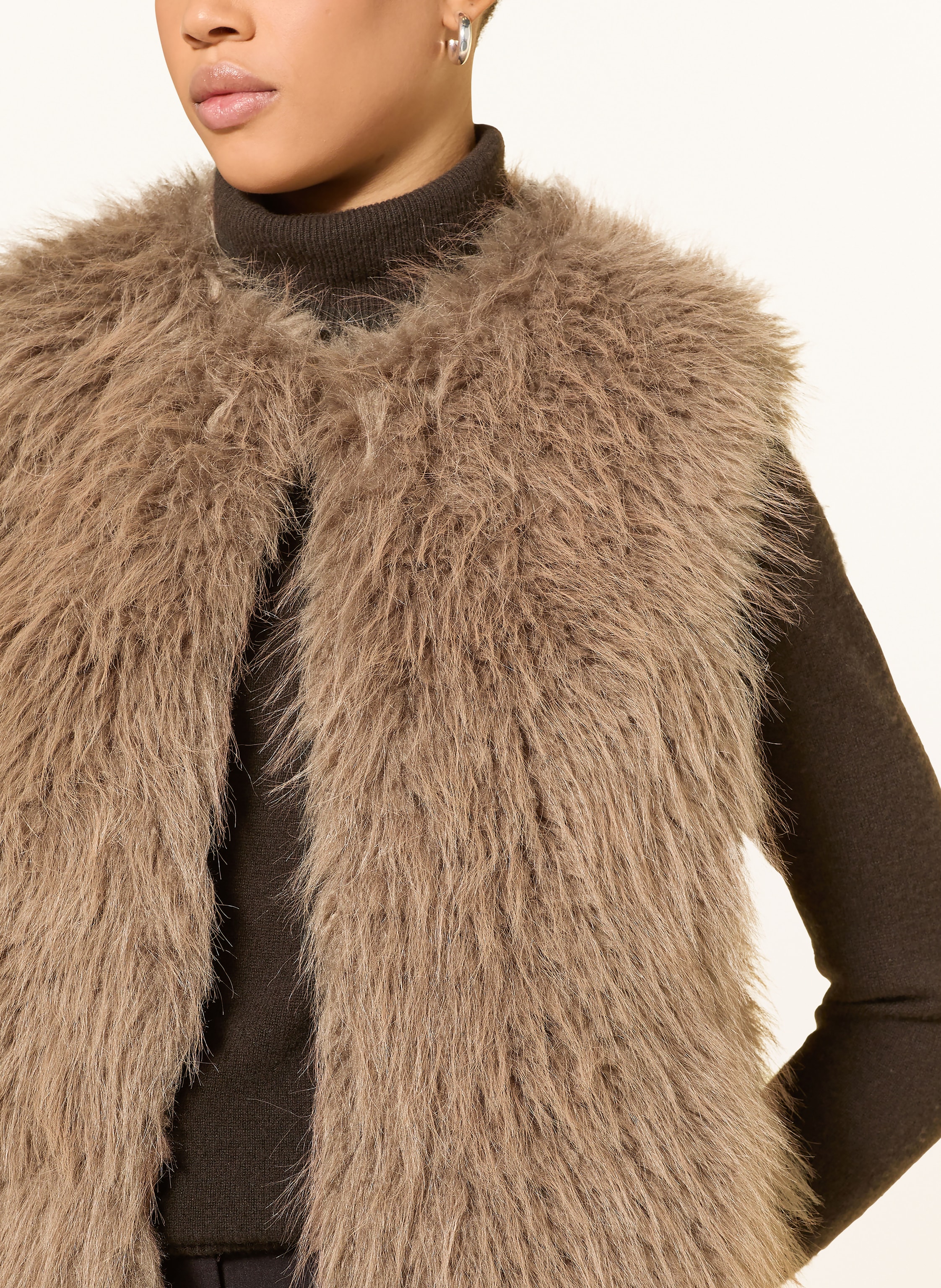 Thumbnail - Opus Kunstfell-Weste Wondra beige