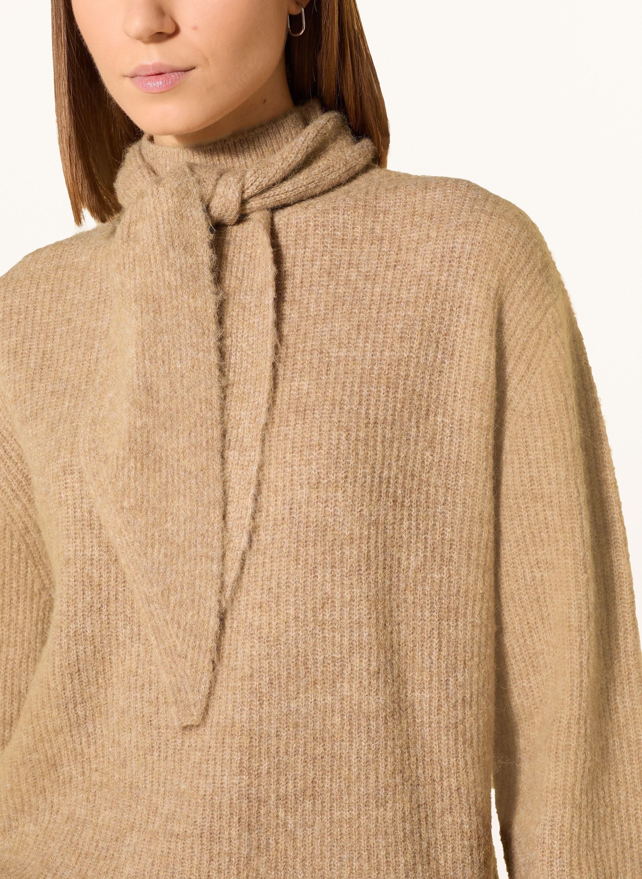 Thumbnail - Opus Pullover Parf Mit Abnehmbarer Schluppe beige