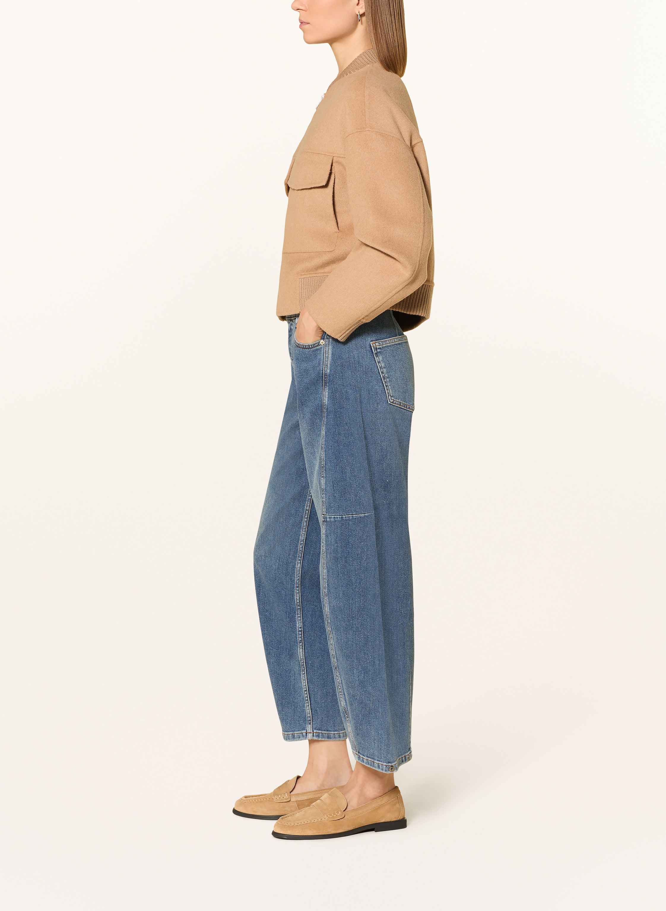 Thumbnail - Opus Barrel Jeans Lolah Vision blau