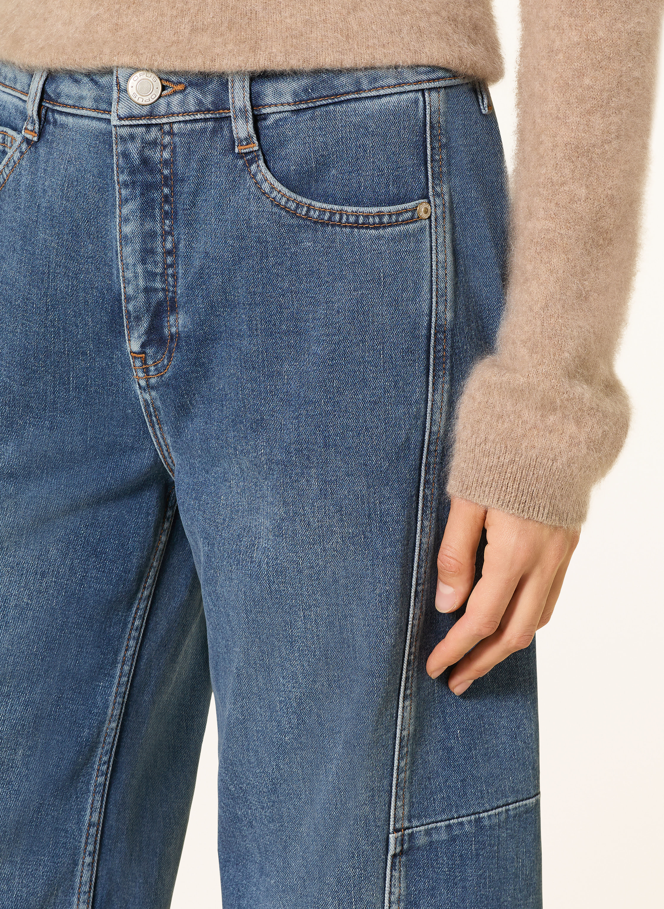 Thumbnail - Opus Barrel Jeans Lolah Vision blau