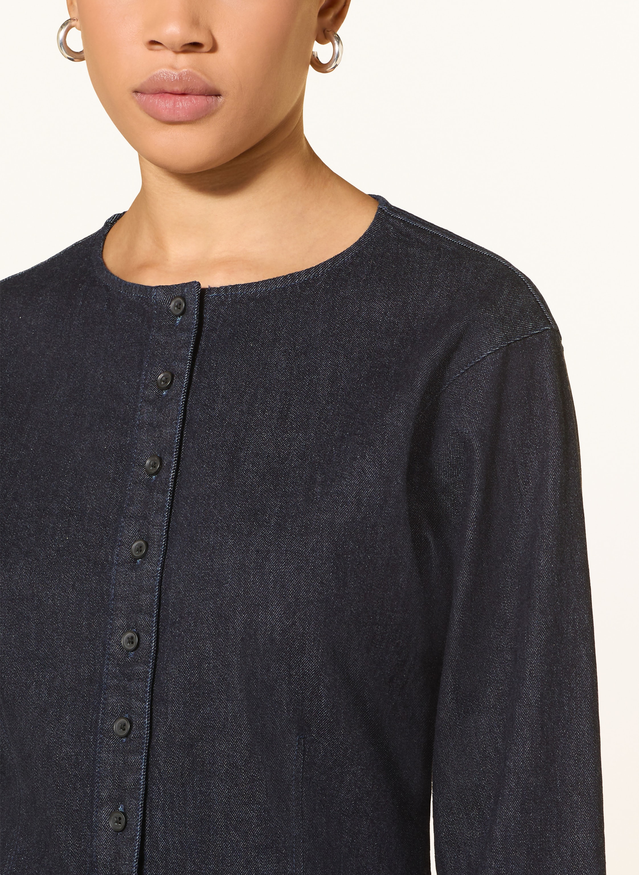 Thumbnail - Opus Jeansbluse Fartis blau