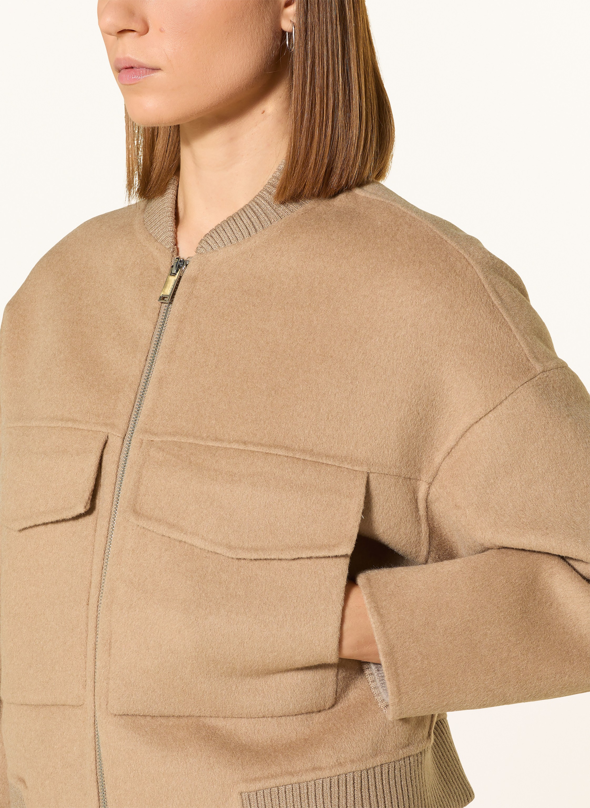 Thumbnail - Opus Kastenjacke Hiso beige