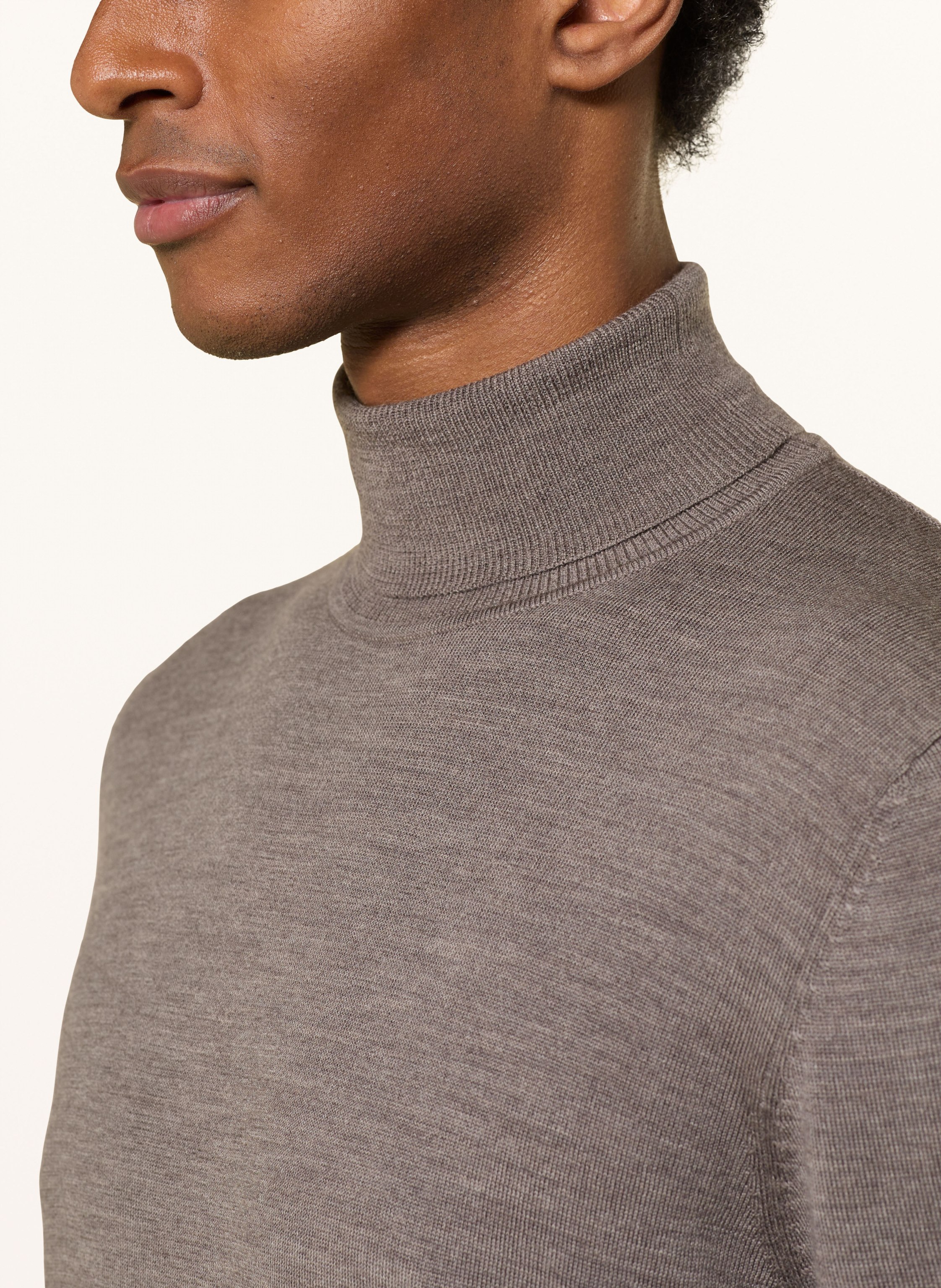 Thumbnail - Profuomo Rollkragenpullover beige