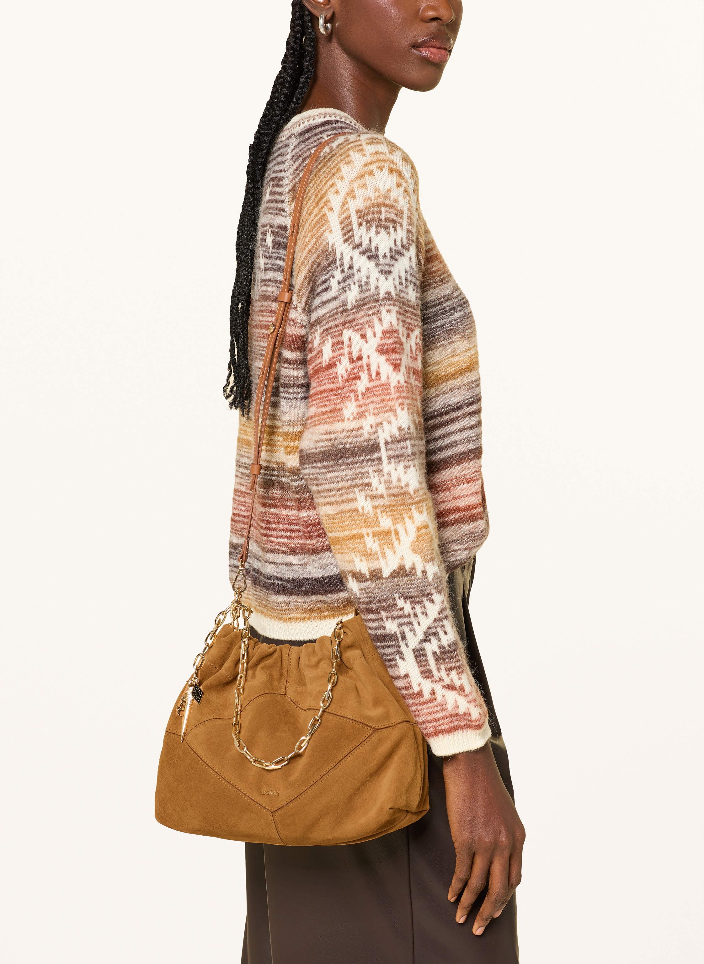 Thumbnail - Ba&Sh Umhängetasche June Mini braun