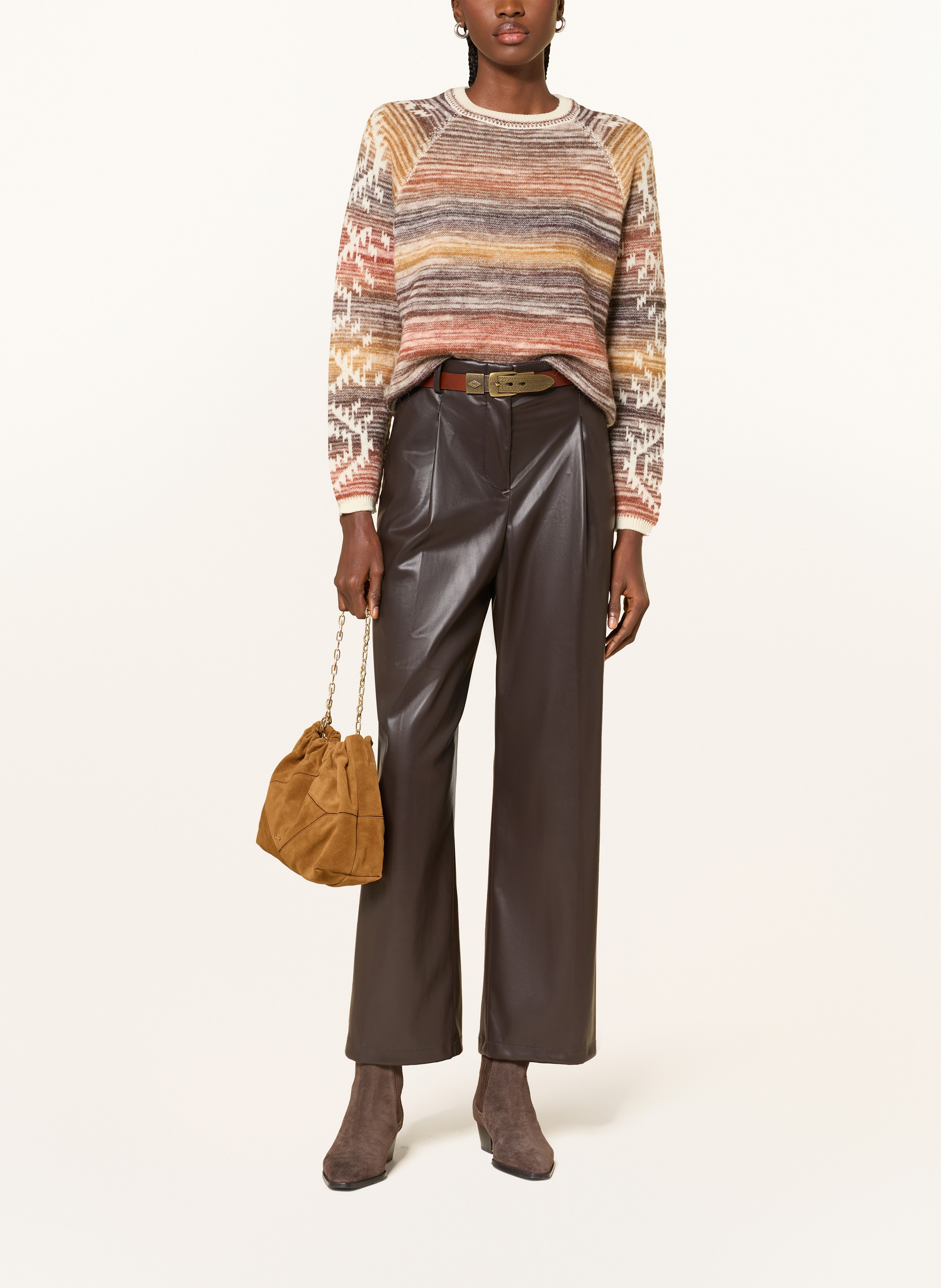 Thumbnail - Ba&Sh Umhängetasche June Mini braun