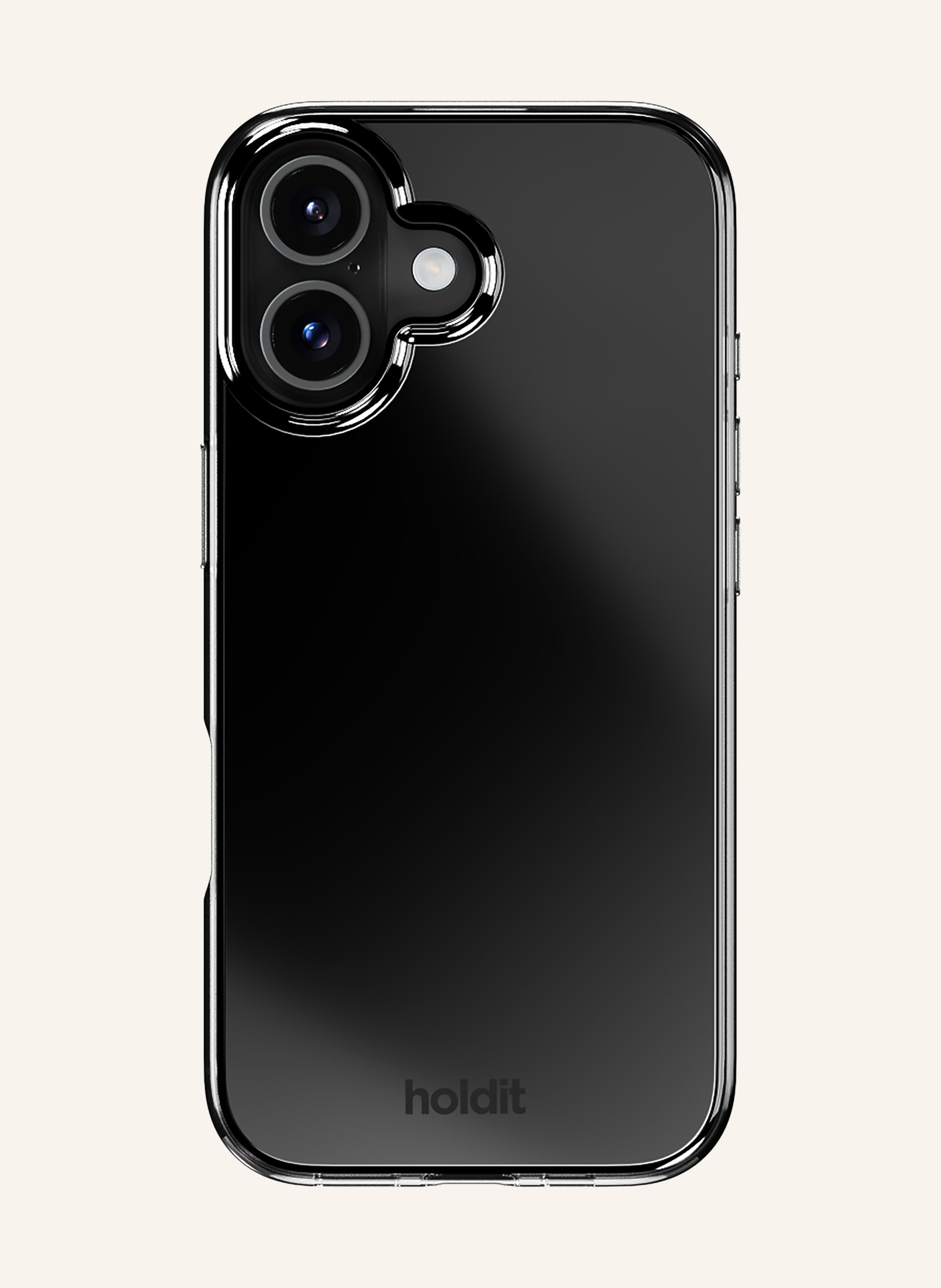 Holdit Smartphone-Hülle Mirror Case schwarz