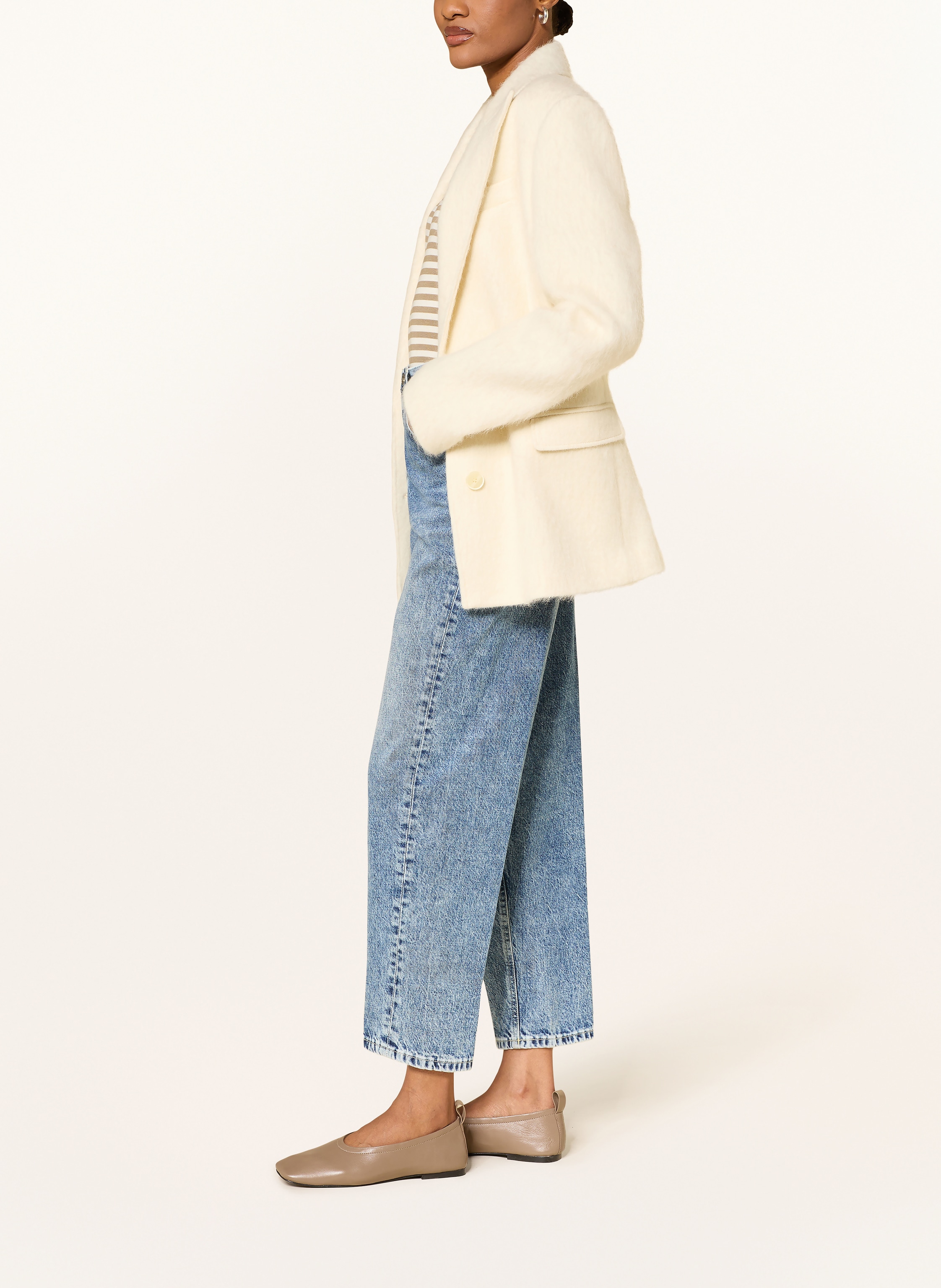 Thumbnail - Dondup Mom Jeans Bessie blau