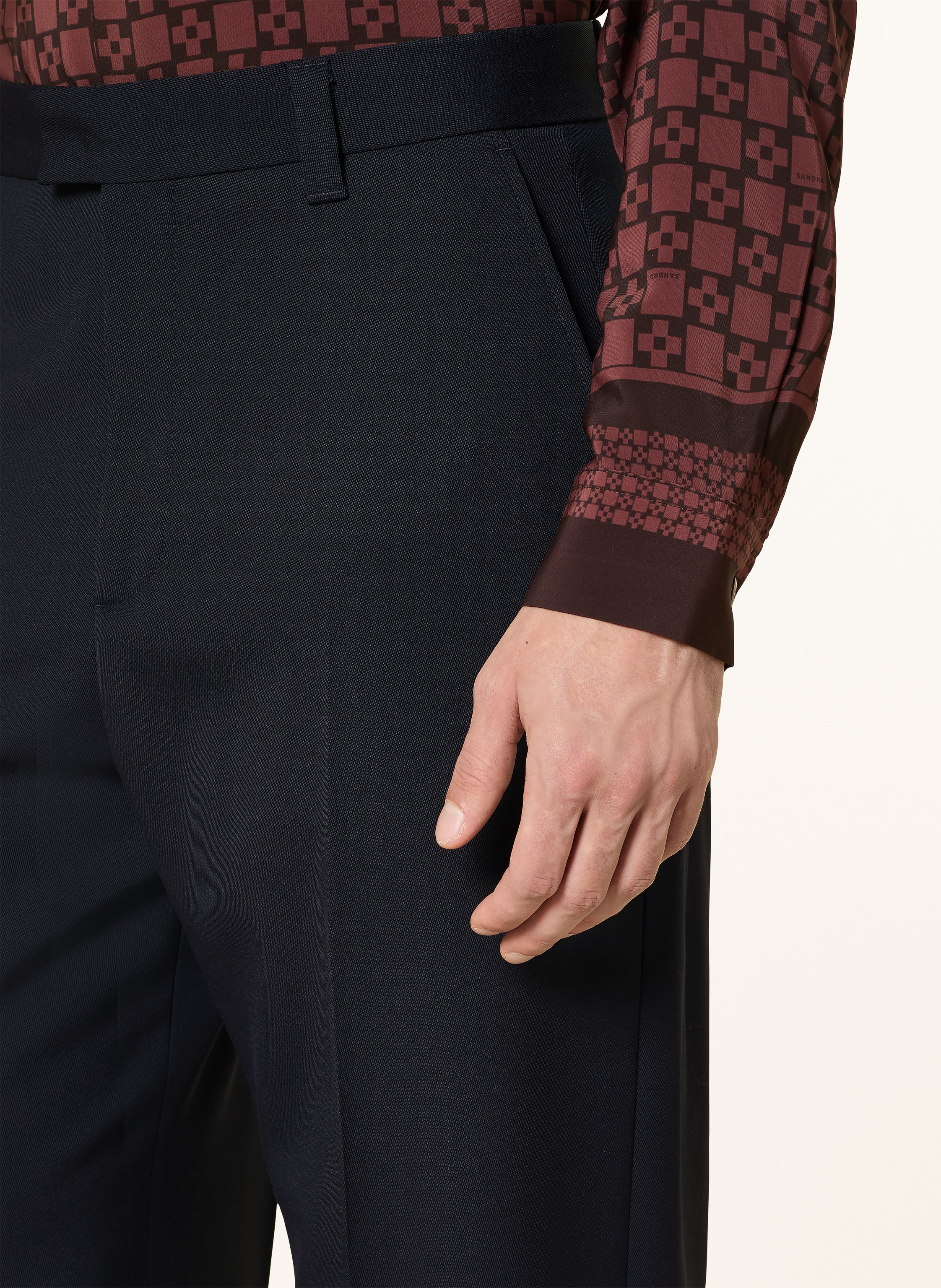 Thumbnail - Sandro Hose Regular Fit blau