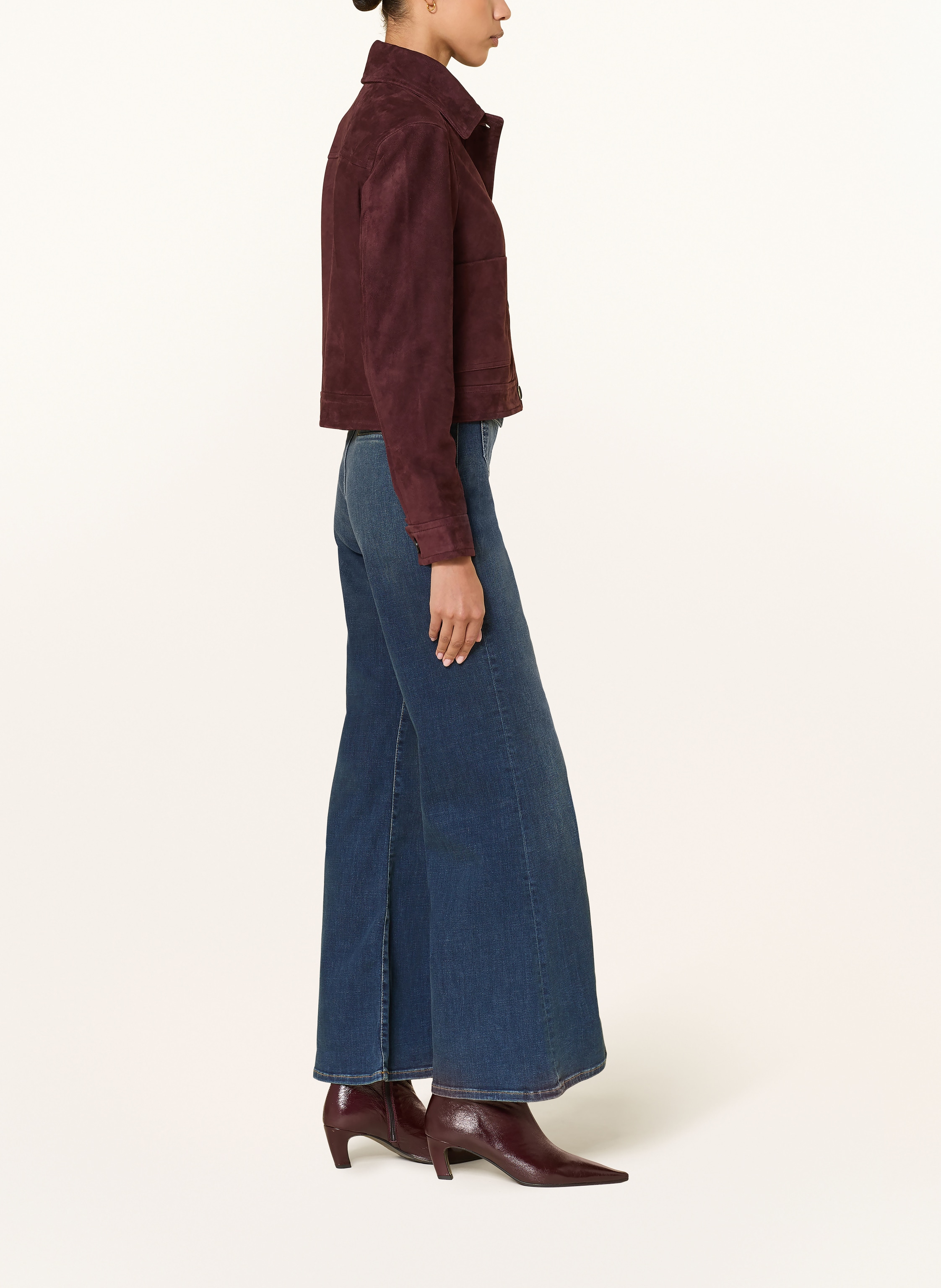 Thumbnail - Reiss Flared Jeans Glora blau