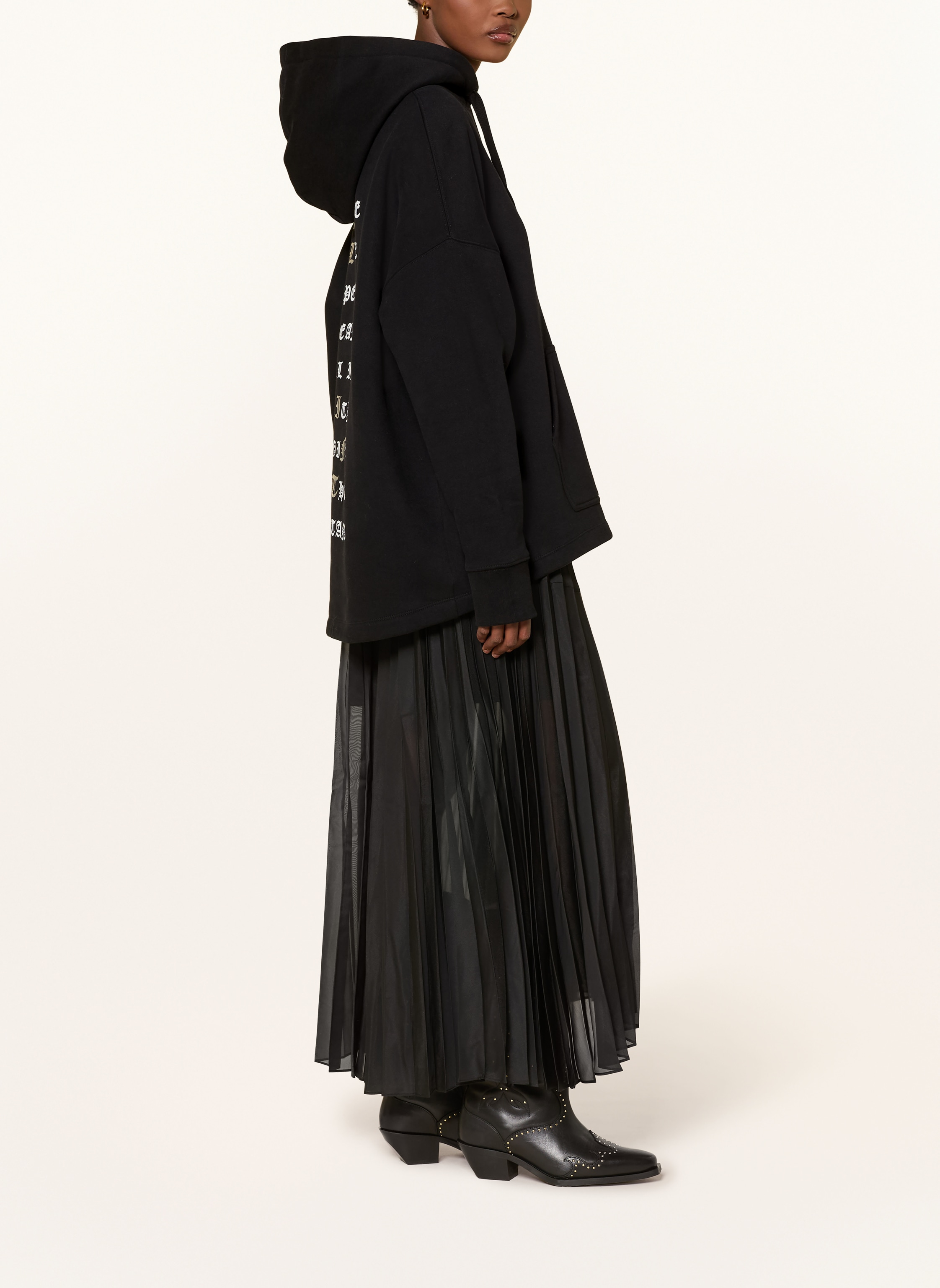 Thumbnail - Allsaints Oversized-Hoodie Vision Etie schwarz