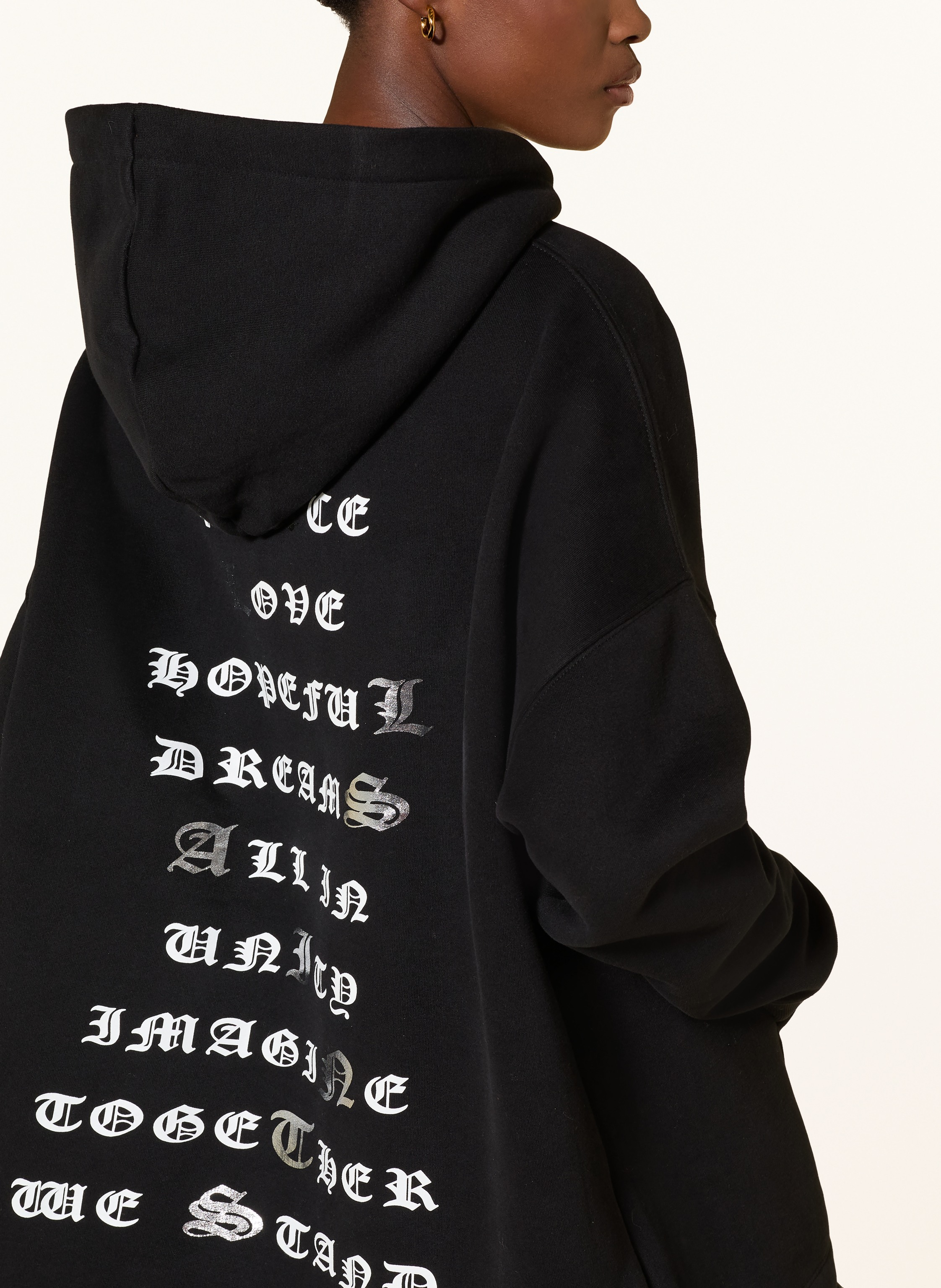 Thumbnail - Allsaints Oversized-Hoodie Vision Etie schwarz