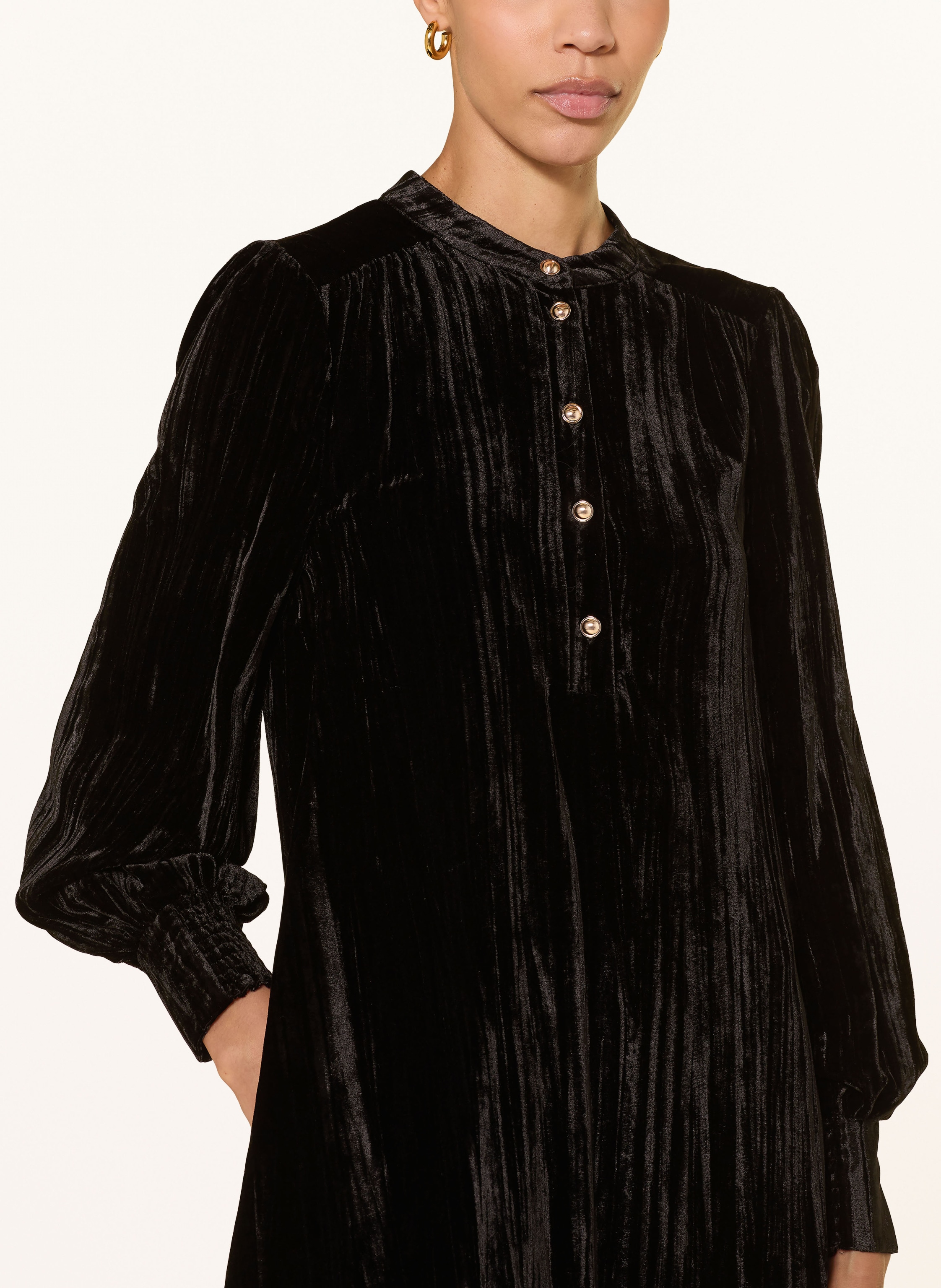 Thumbnail - Hobbs Samtkleid Sienna schwarz