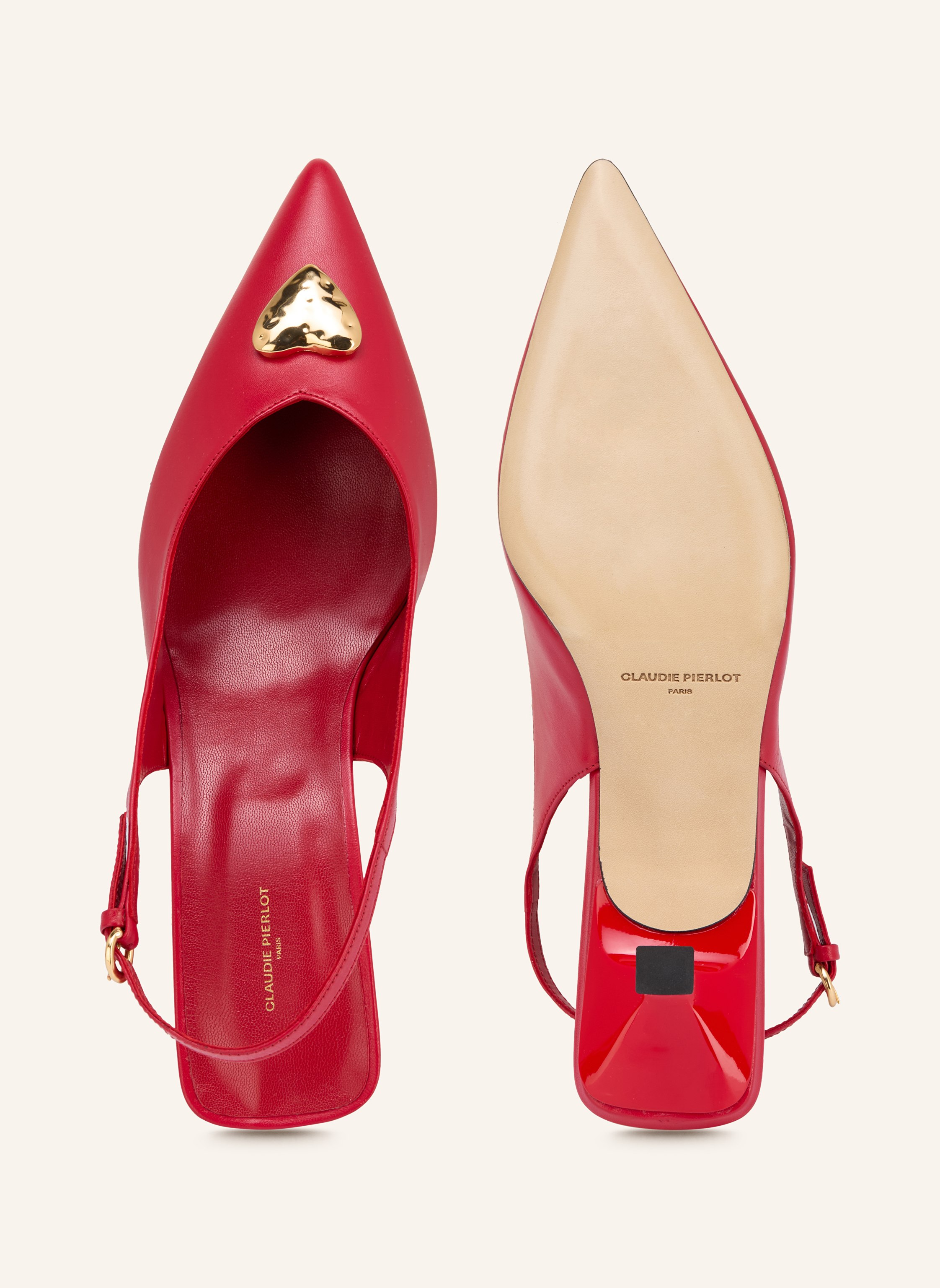 Thumbnail - Claudie Pierlot Slingpumps rot
