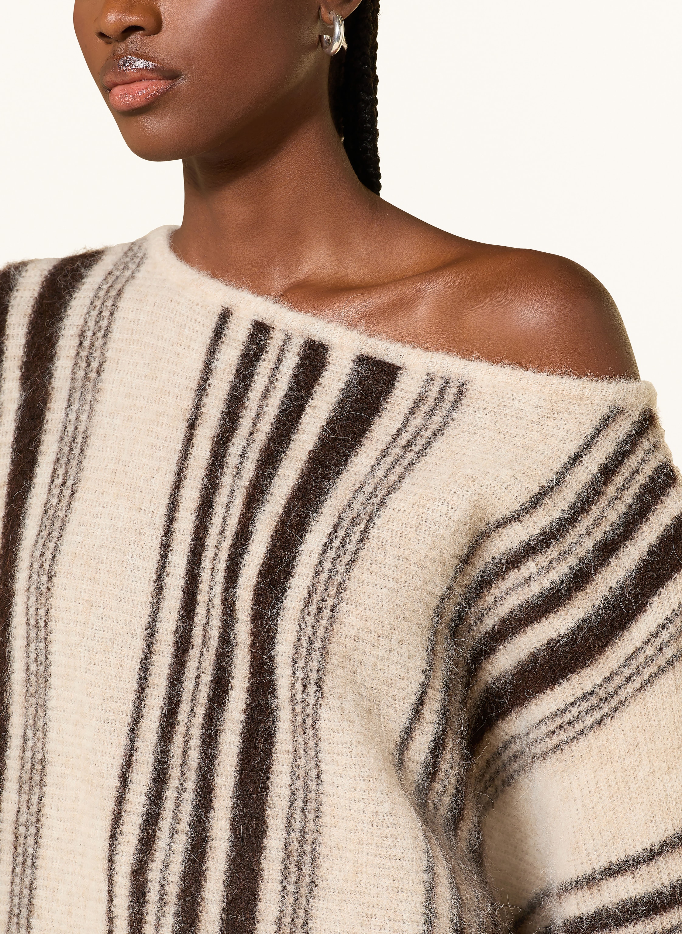 Thumbnail - Ba&Sh One-Shoulder-Pullover Suela braun