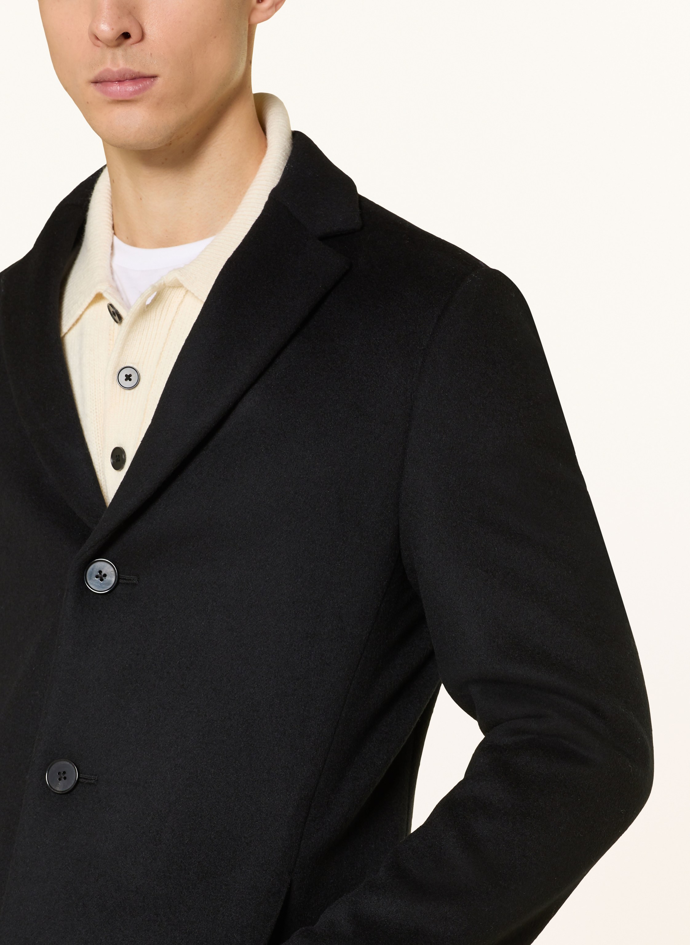 Thumbnail - Reiss Mantel Gable schwarz