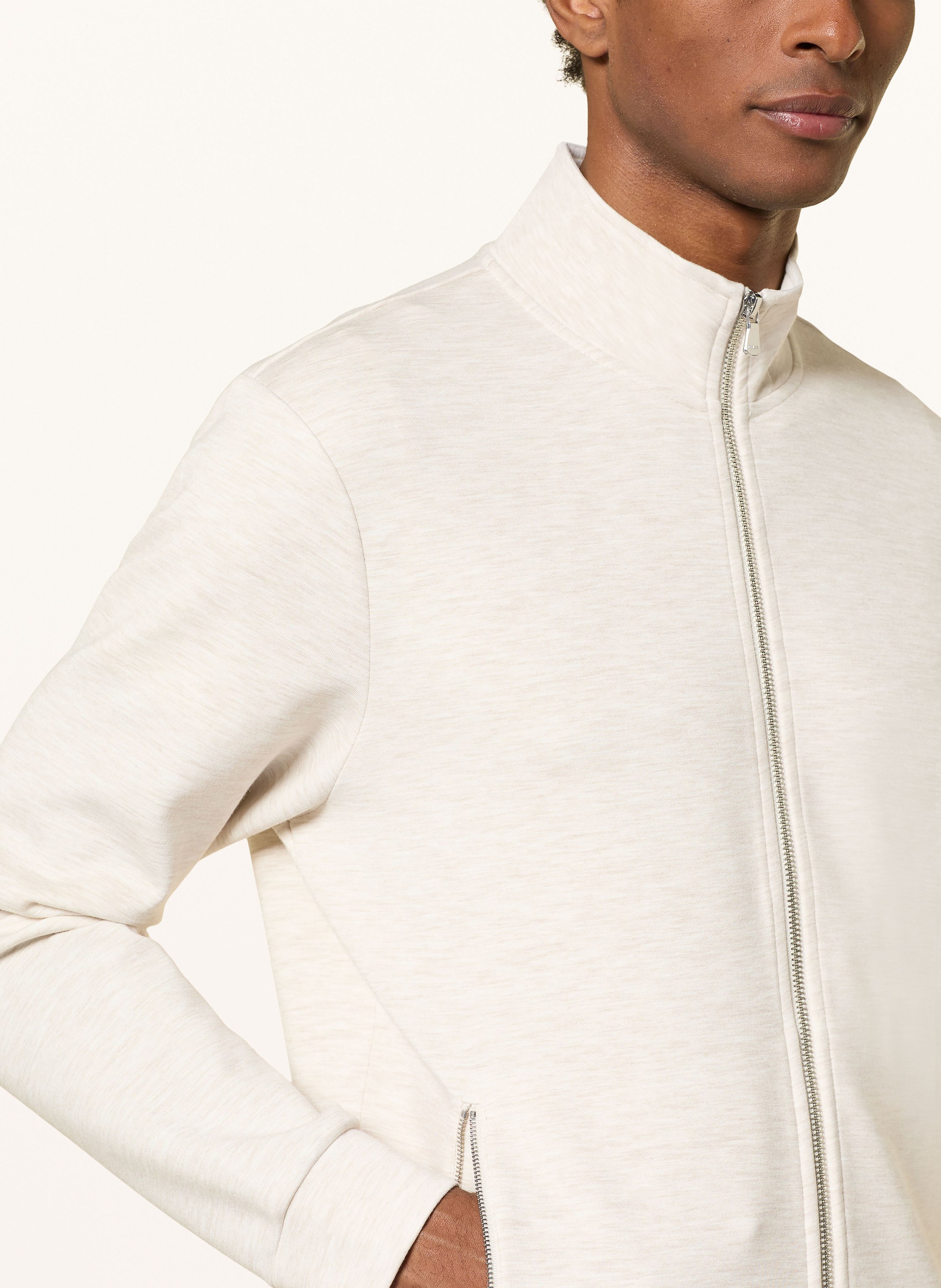 Thumbnail - Reiss Sweatjacke Cortona weiss