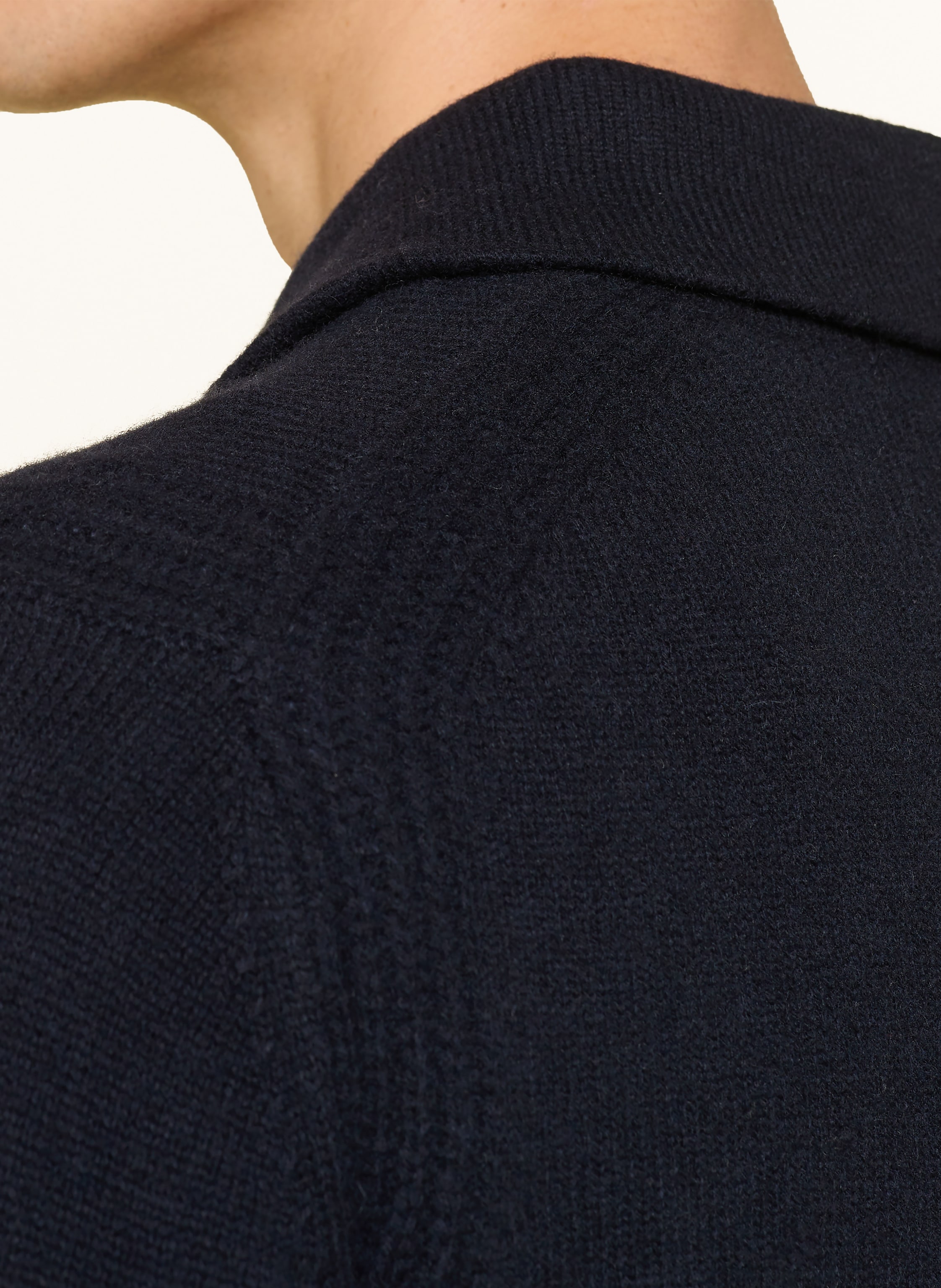 Thumbnail - Reiss Strick-Poloshirt Deansgate blau