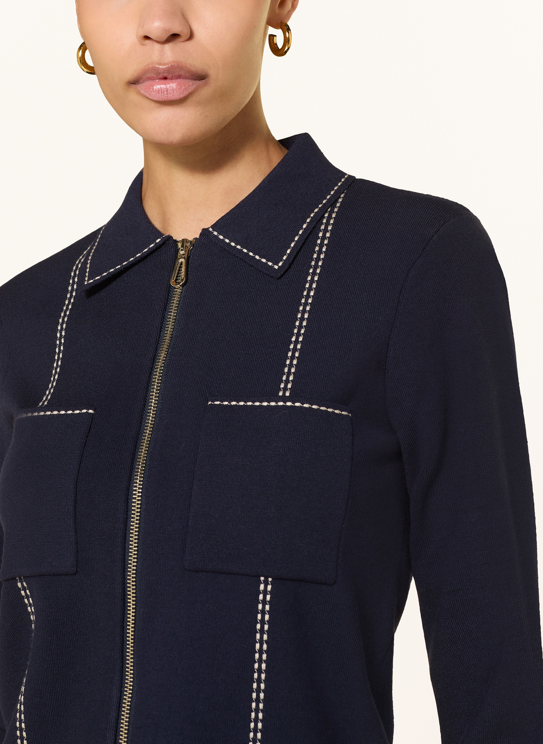 Thumbnail - Reiss Strickjacke Ivy blau