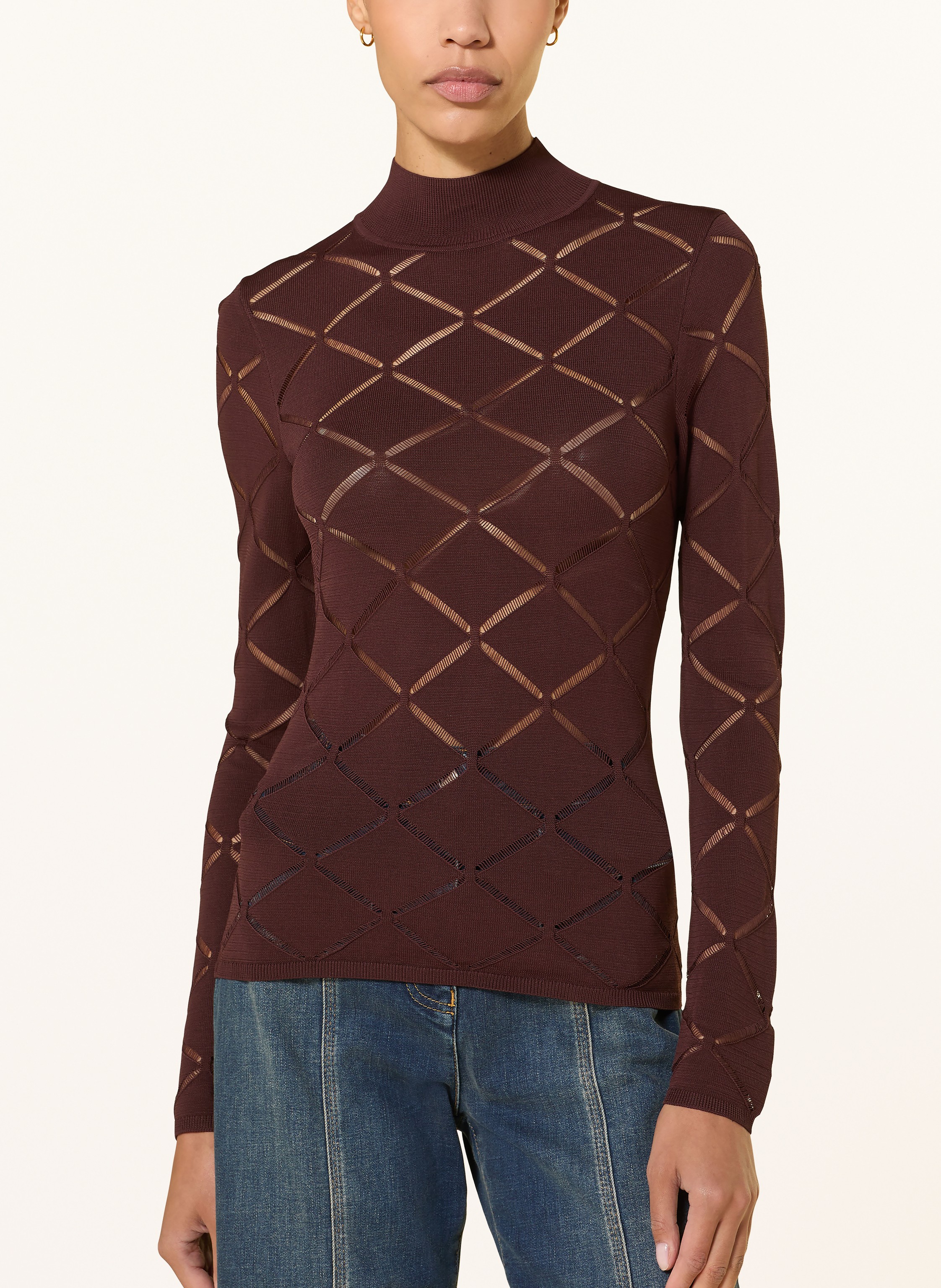 Thumbnail - Reiss Pullover Seren rot